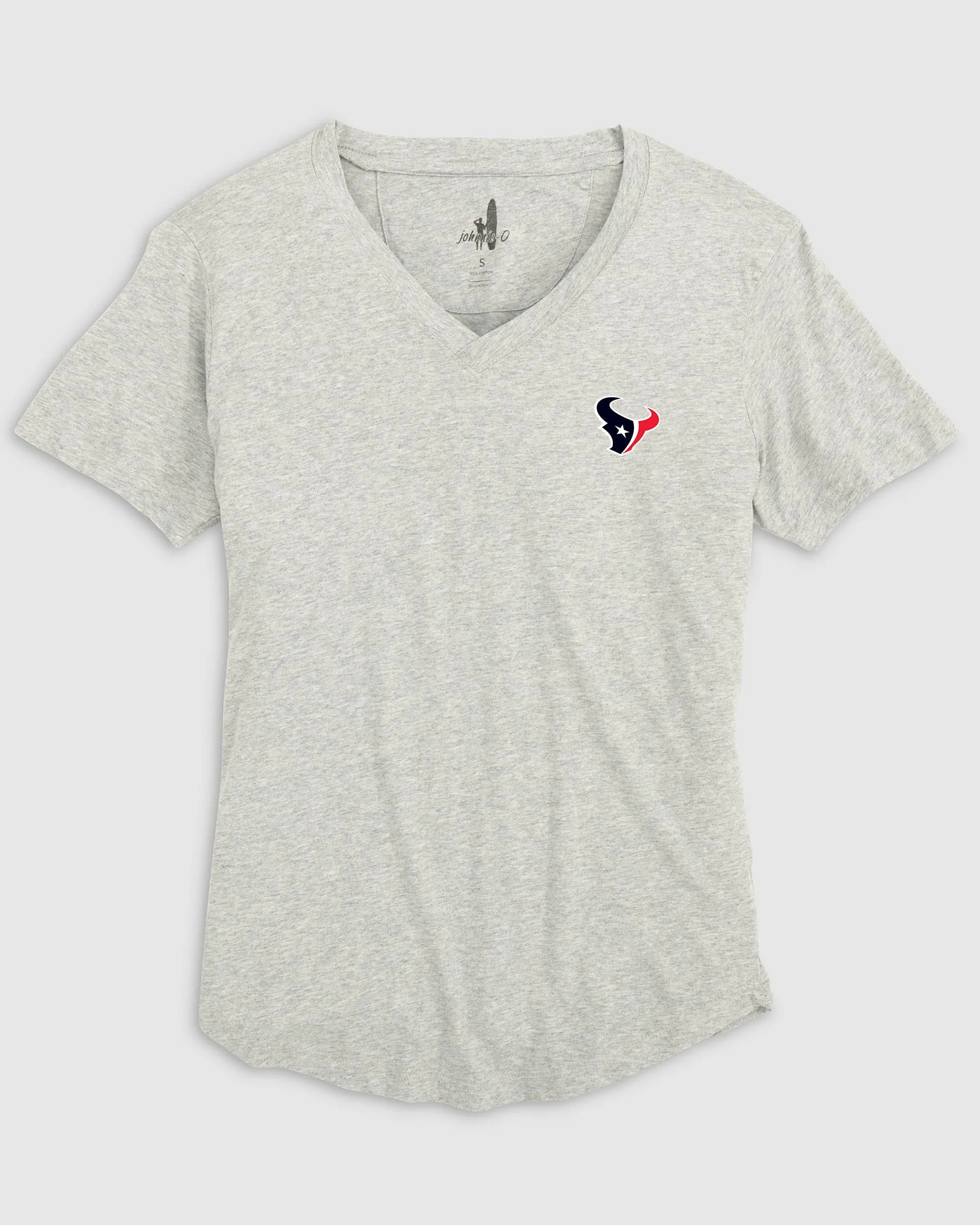 Women's Houston Texans Merediths V-Neck T-Shirt sold by Johnnie-O product image thumbnail 4