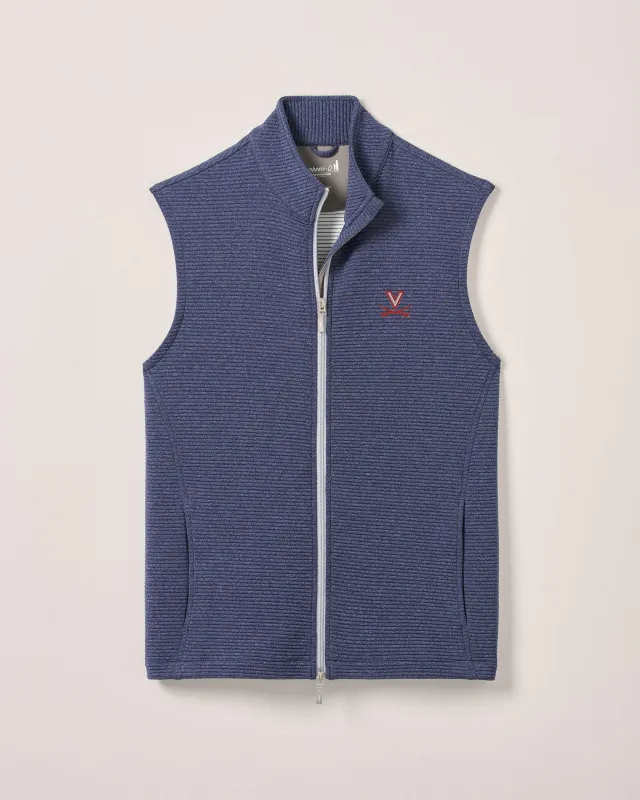 Virginia Reggie Ribbed Performance Vest sold by Johnnie-O