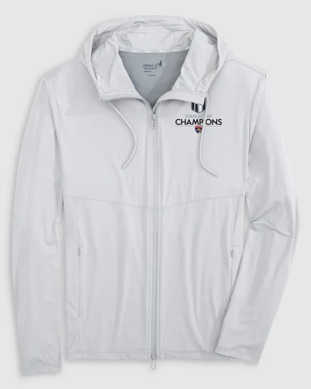 Florida Panthers Marshal Featherweight Hooded Jacket- 2025 Stanley Cup Champions Logo sold by Johnnie-O
