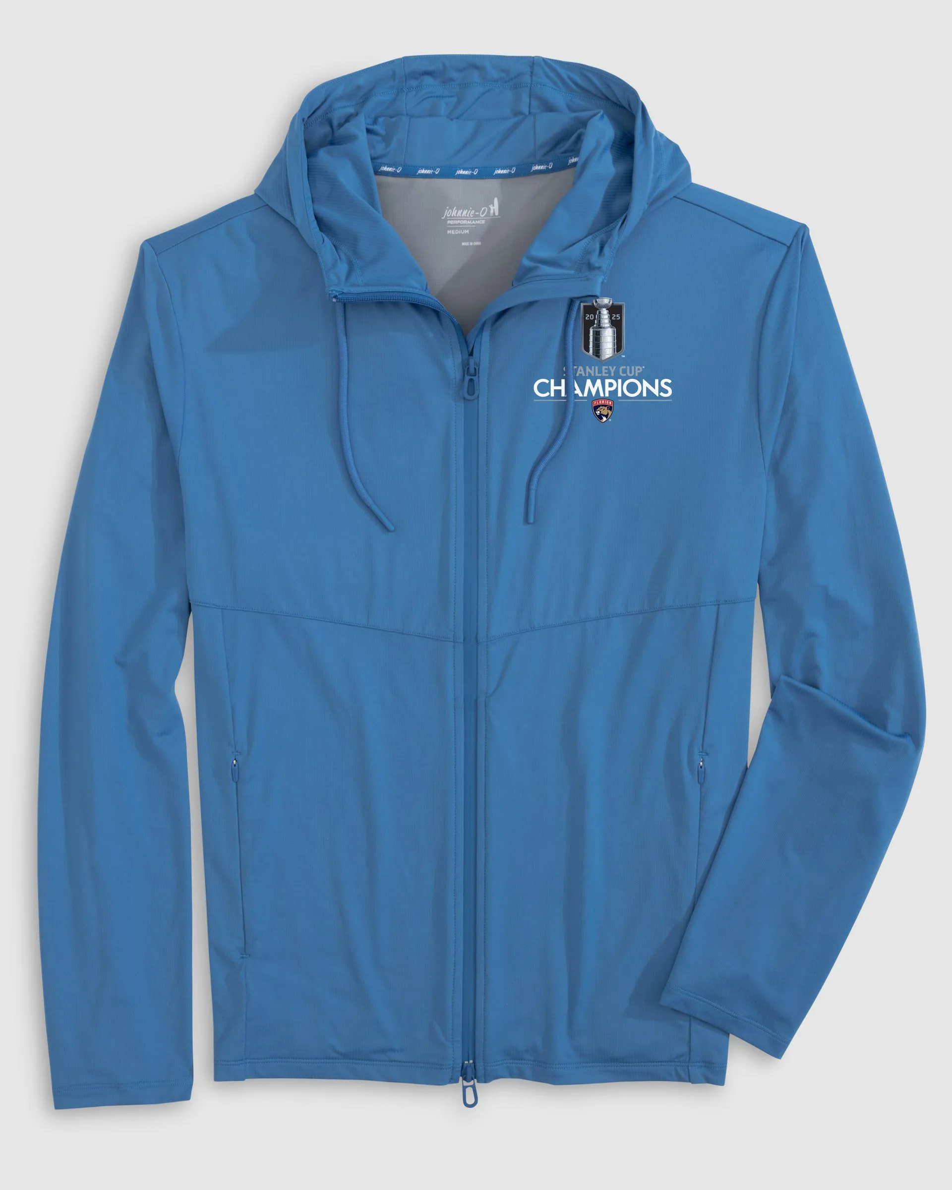 Florida Panthers Marshal Featherweight Hooded Jacket- 2025 Stanley Cup Champions Logo sold by Johnnie-O product image thumbnail 2