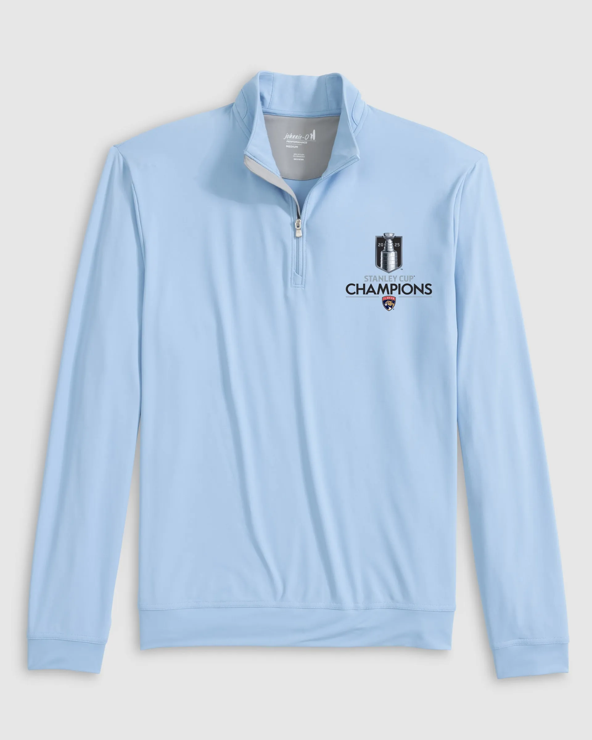 Florida Panthers Motion Performance 1/4 Zip Pullover - 2025 Stanley Cup Champions Logo sold by Johnnie-O product image thumbnail 4