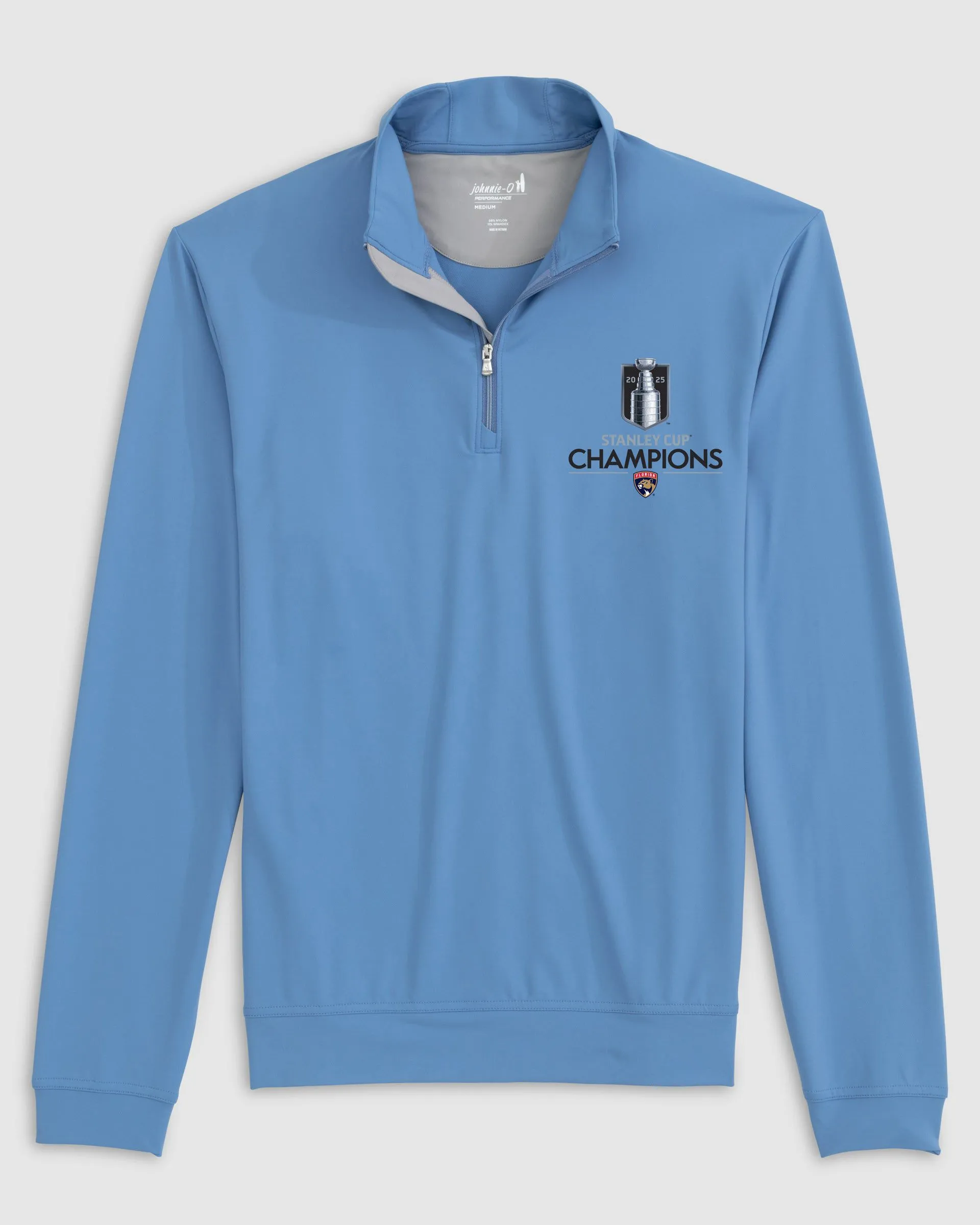 Florida Panthers Motion Performance 1/4 Zip Pullover - 2025 Stanley Cup Champions Logo sold by Johnnie-O product image thumbnail 2