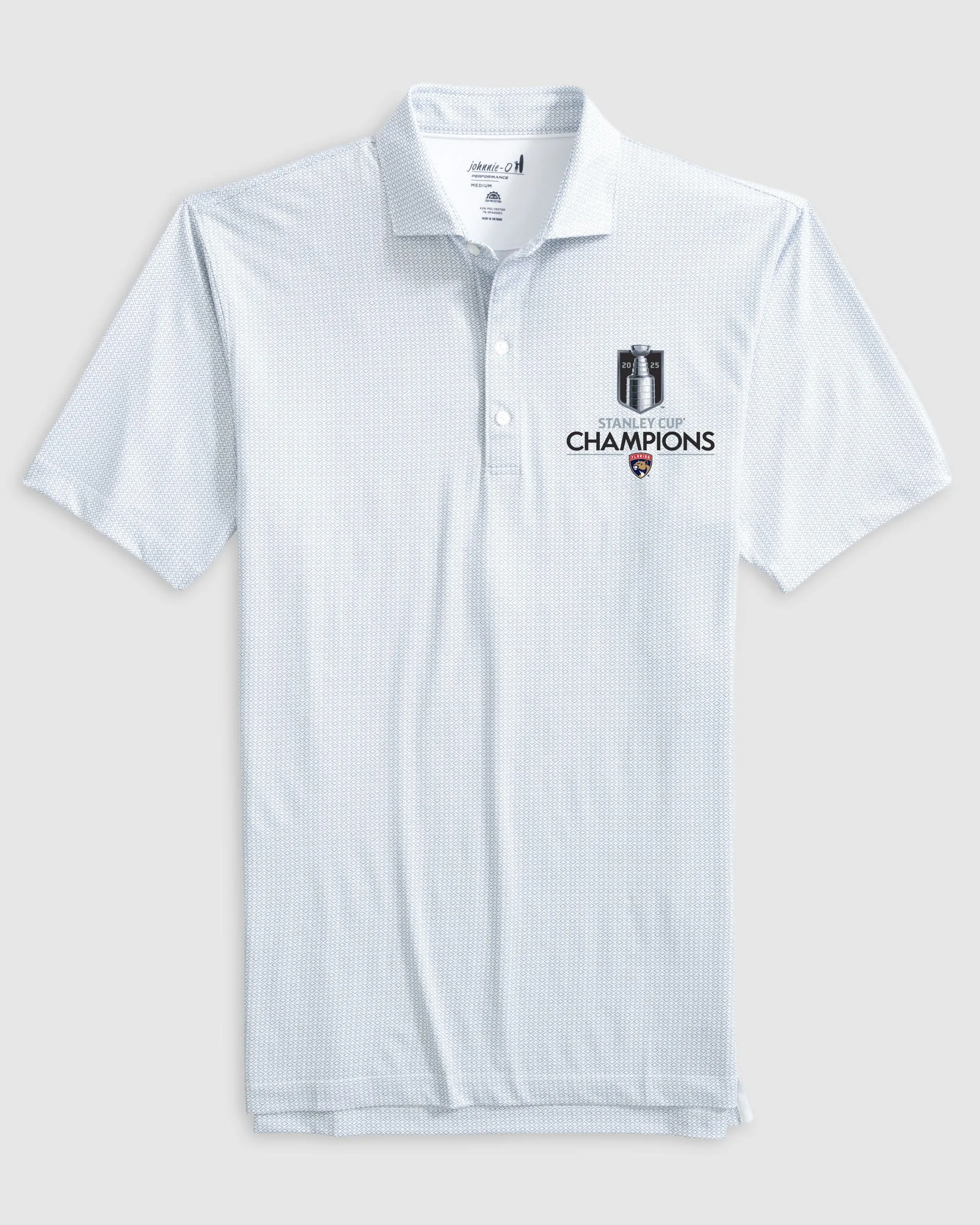 Florida Panthers Slade Performance Jersey Polo - 2025 Stanley Cup Champions Logo sold by Johnnie-O product image thumbnail 2