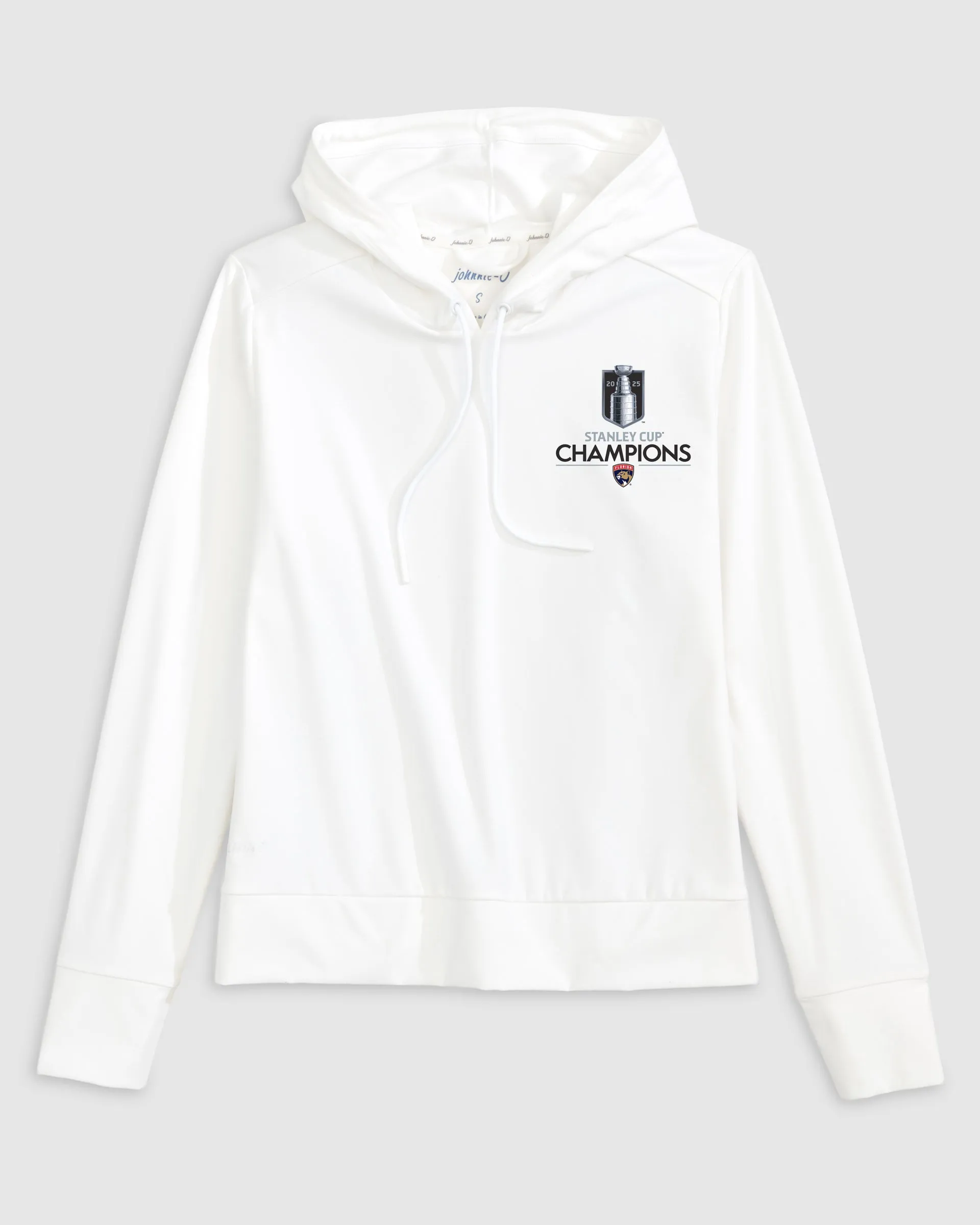 Women's Florida Panthers Nalla Performance Hoodie - 2025 Stanley Cup Champions Logo sold by Johnnie-O