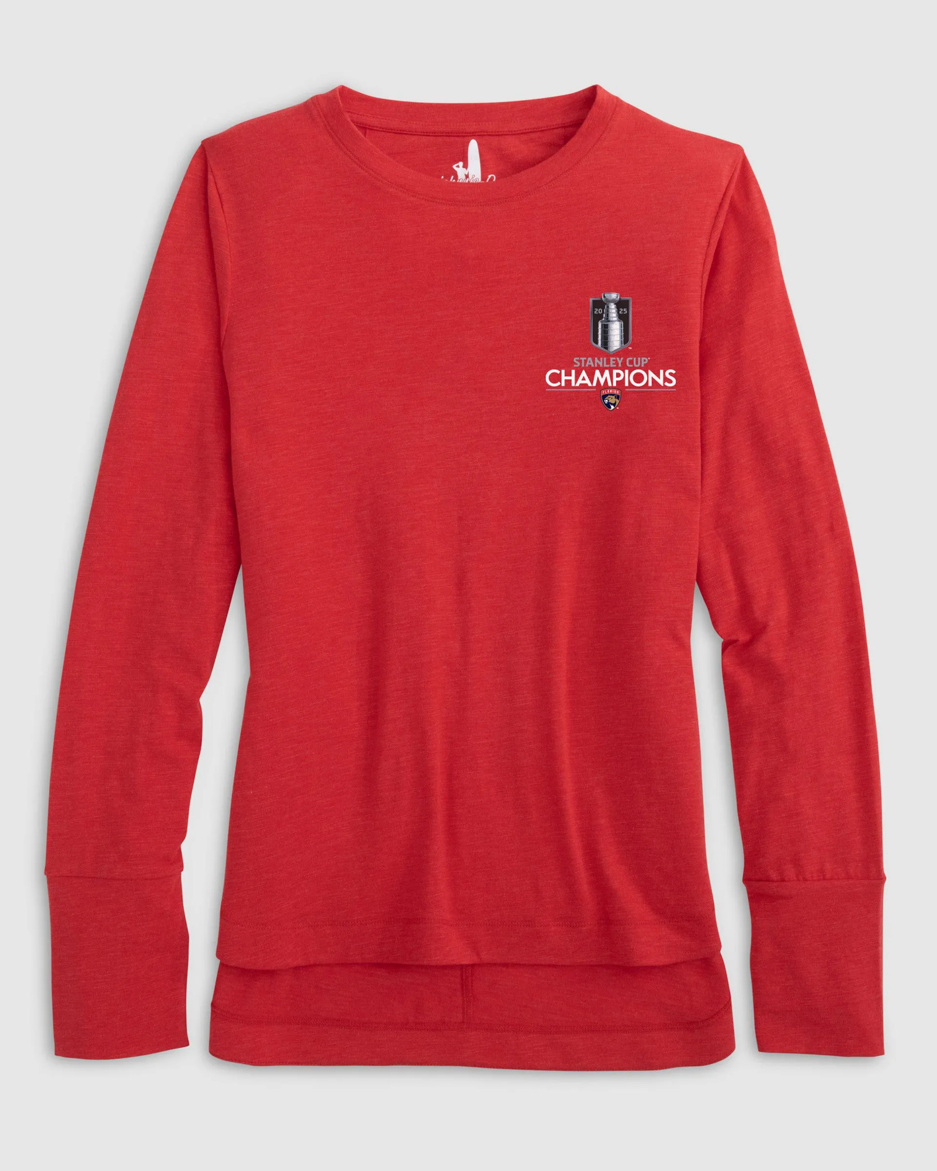 Women's Florida Panthers Valerie Long Sleeve Tee - 2025 Stanley Cup Champions Logo sold by Johnnie-O product image thumbnail 2