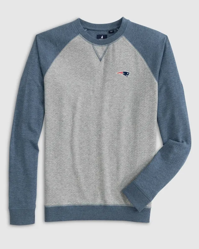 New England Patriots Weyburn Lakewave Baseball Sweatshirt sold by Johnnie-O