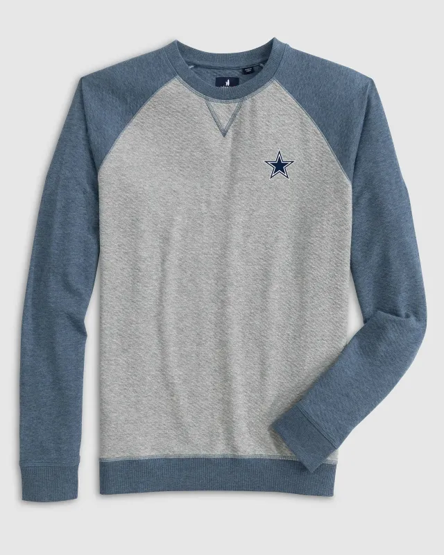 Dallas Cowboys Weyburn Lakewave Baseball Sweatshirt sold by Johnnie-O