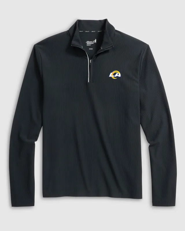 Los Angeles Rams Hoppin Performance 1/4 Zip sold by Johnnie-O