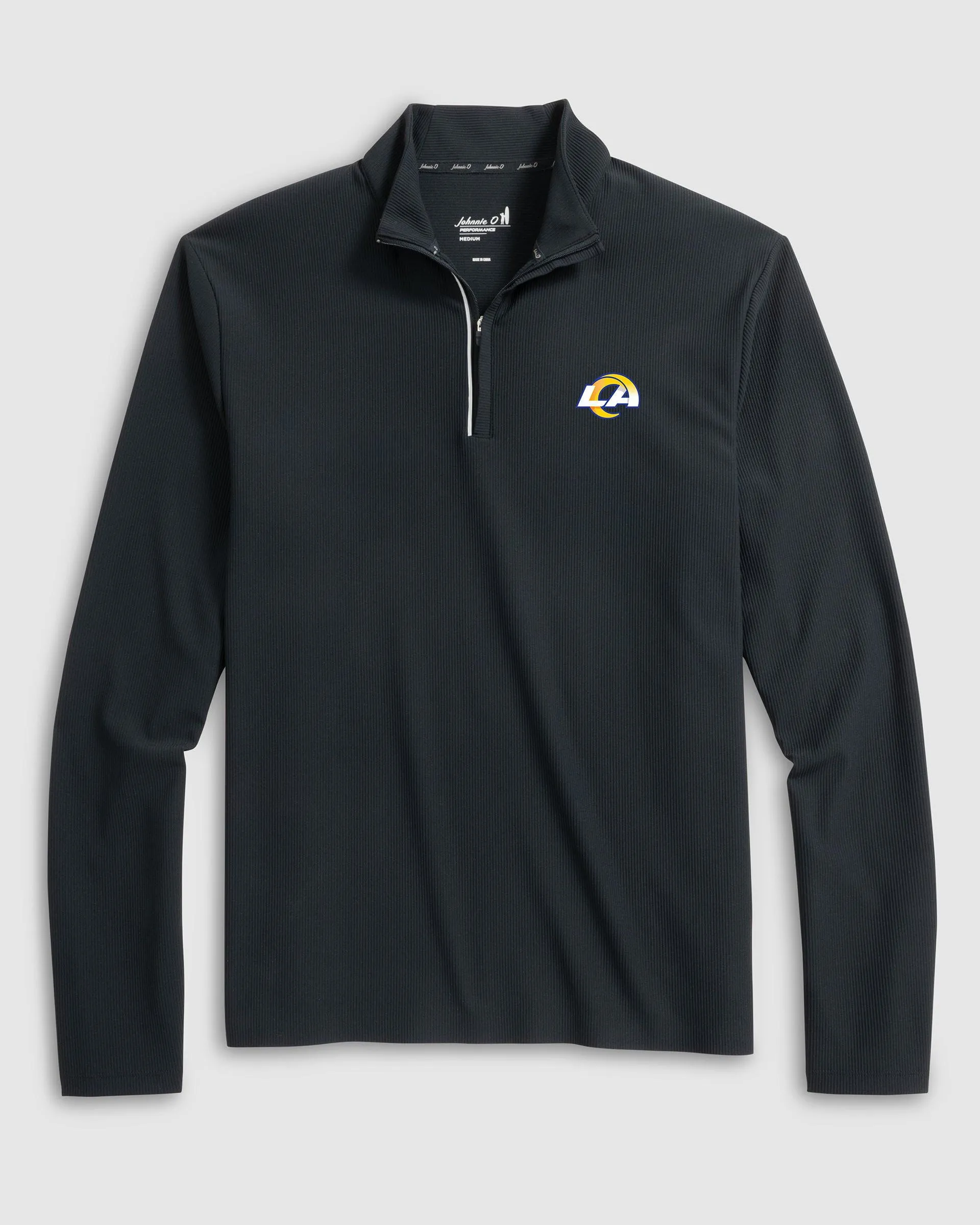 Los Angeles Rams Hoppin Performance 1/4 Zip sold by Johnnie-O