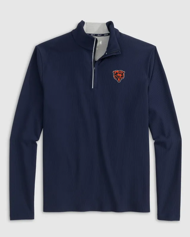 Chicago Bears Hoppin Performance 1/4 Zip sold by Johnnie-O