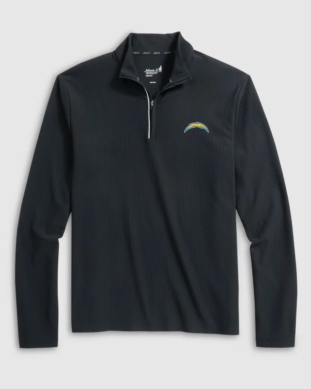Los Angeles Chargers Hoppin Performance 1/4 Zip sold by Johnnie-O