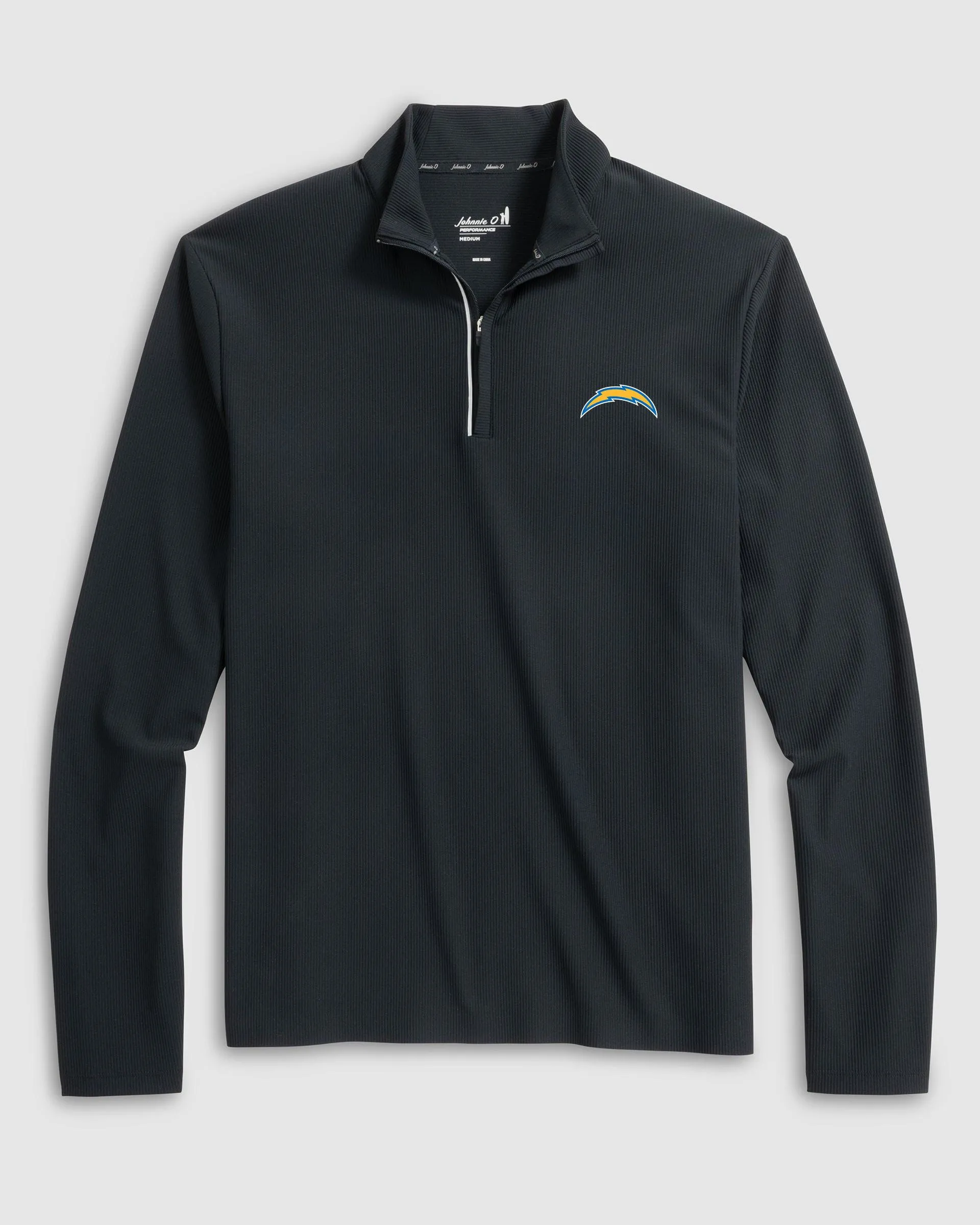 Los Angeles Chargers Hoppin Performance 1/4 Zip sold by Johnnie-O