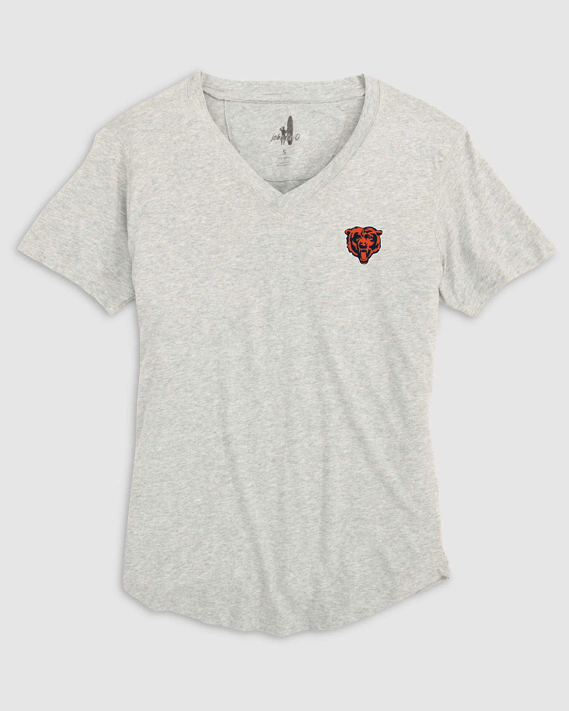 Women's Chicago Bears Merediths V-Neck T-Shirt sold by Johnnie-O product image thumbnail 3