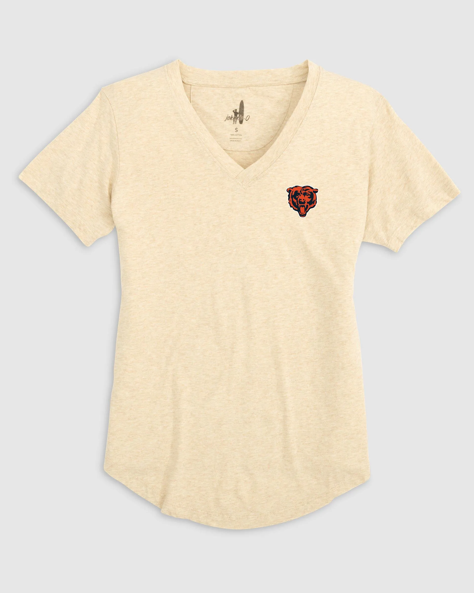 Women's Chicago Bears Merediths V-Neck T-Shirt sold by Johnnie-O product image thumbnail 4
