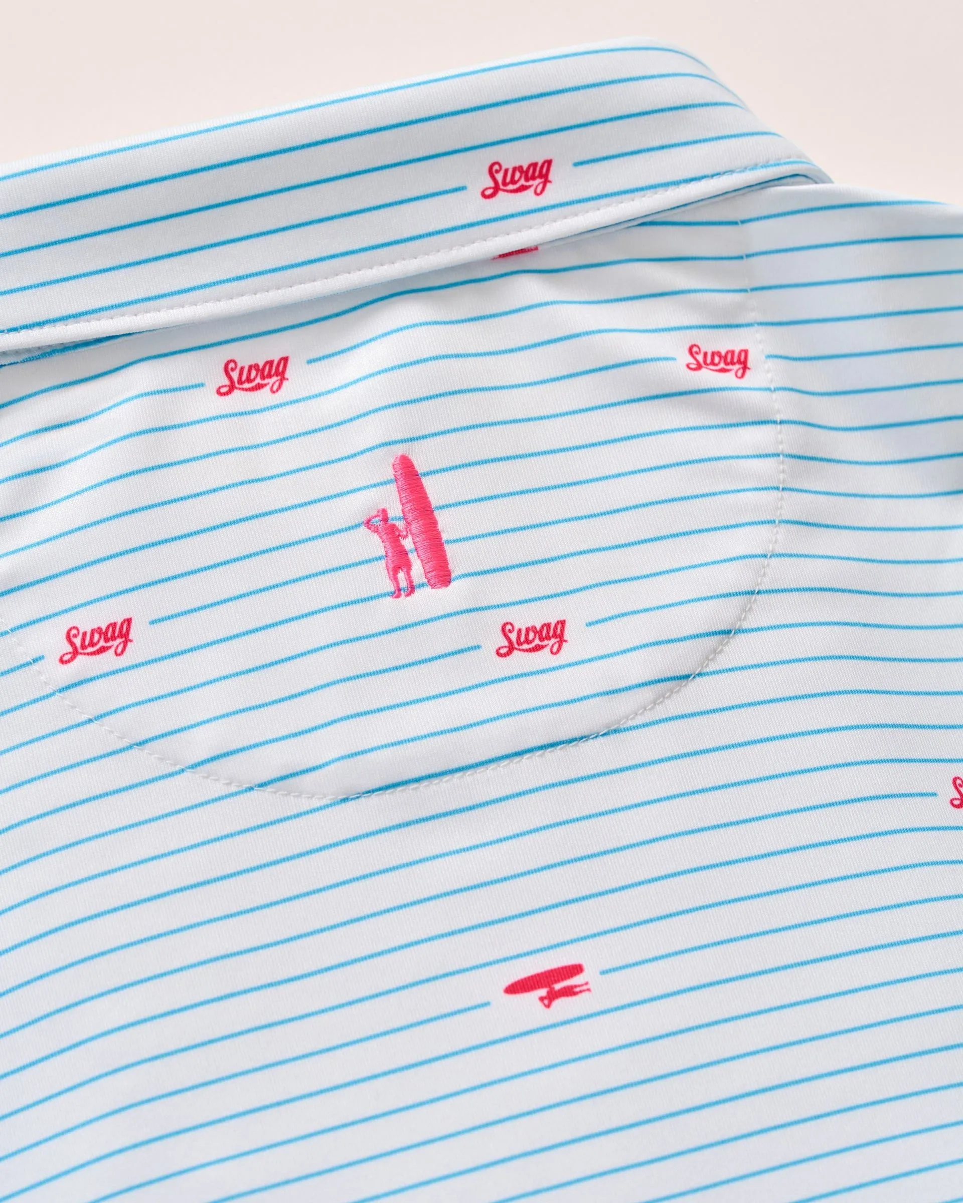 SWAG Golf x Johnnie-O Performance Polo - Wavefinder sold by Johnnie-O product image thumbnail 4