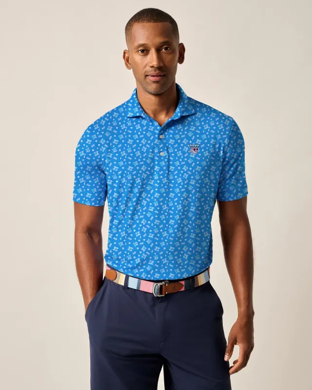 SWAG Golf x Johnnie-O Performance Polo - Blackjack sold by Johnnie-O