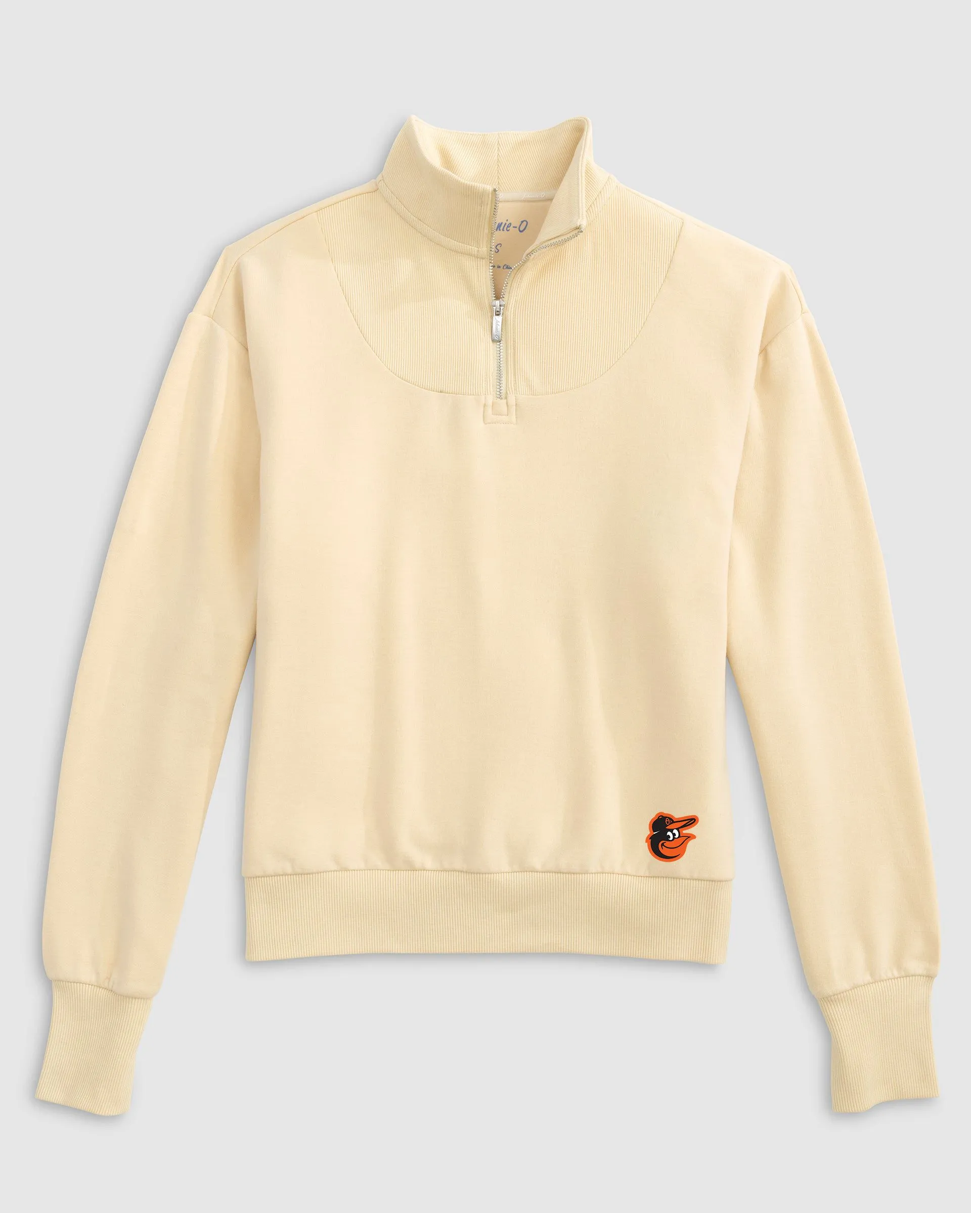 Women's Baltimore Orioles Naomi Rib Knit 1/4 Zip - Cooperstown Logo sold by Johnnie-O product image thumbnail 2
