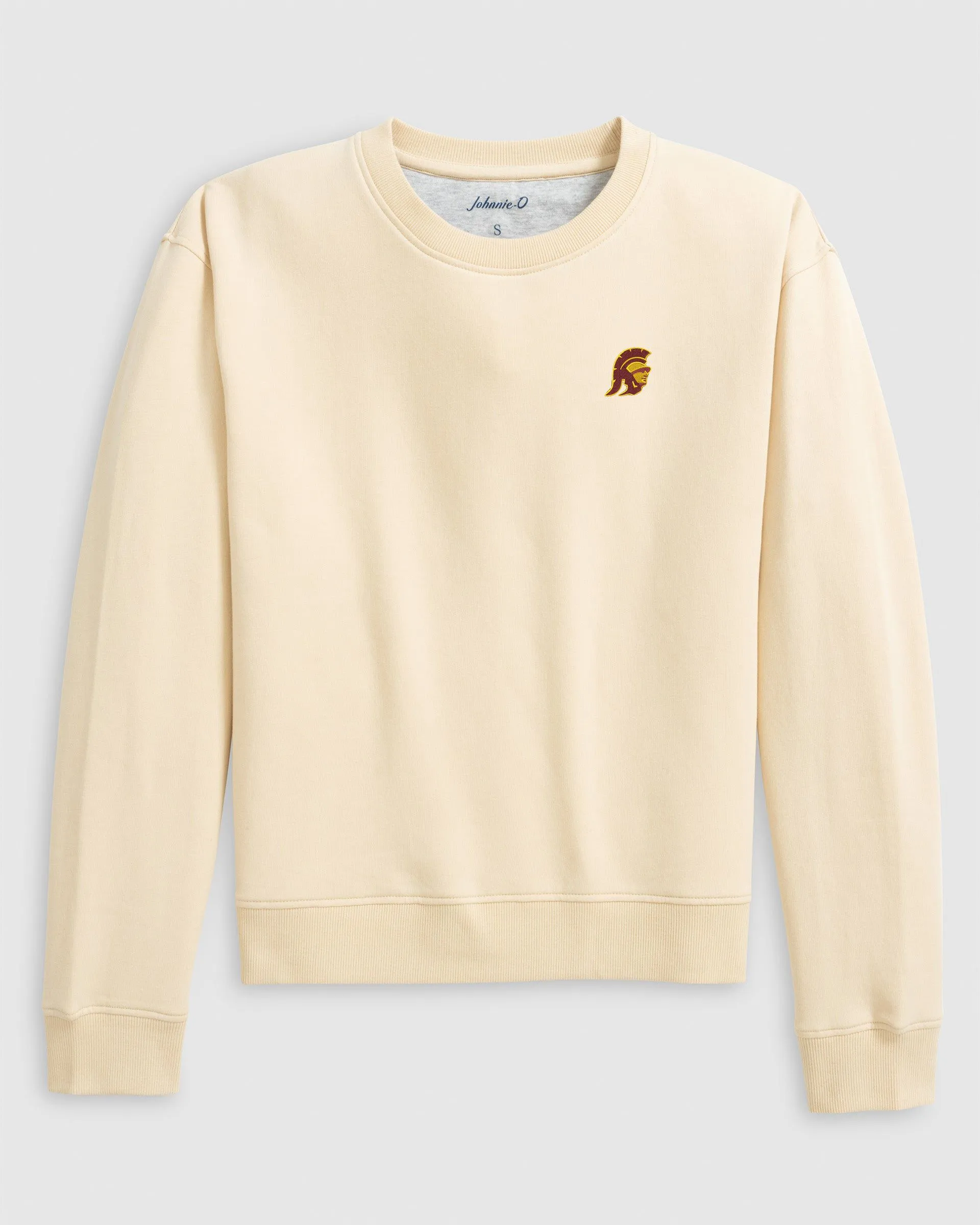 Women's Southern California Penny Crewneck Sweatshirt - Trojan Logo sold by Johnnie-O