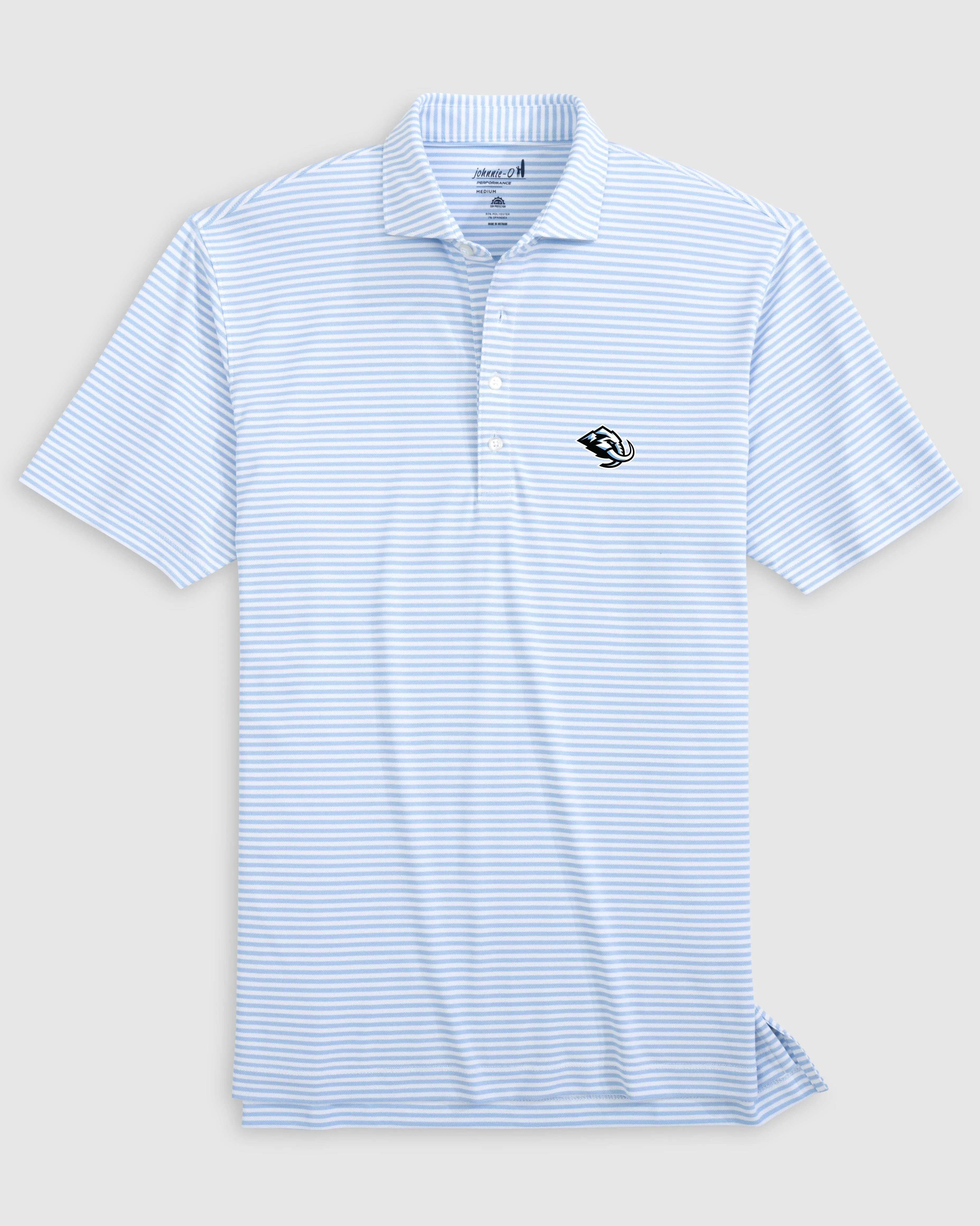 Utah Mammoth Stetsons Performance Mesh Polo sold by Johnnie-O