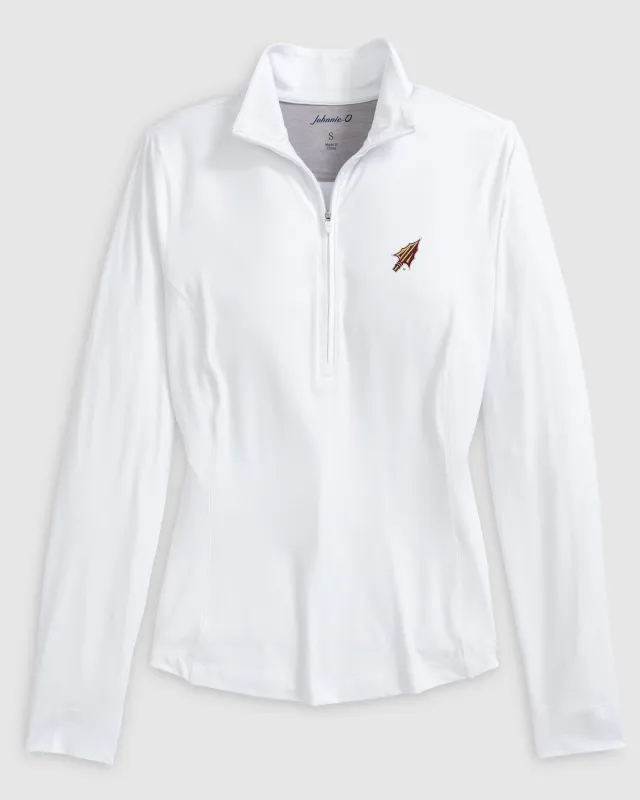 Women's Florida State Susie Performance 1/4 Zip - Spear Logo sold by Johnnie-O