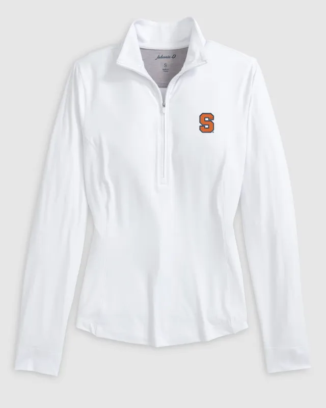 Women's Syracuse Susie Performance 1/4 Zip sold by Johnnie-O