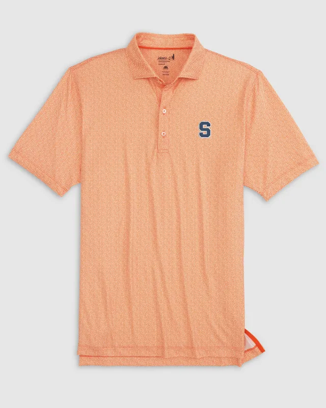 Syracuse Hinson Performance Jersey Polo sold by Johnnie-O