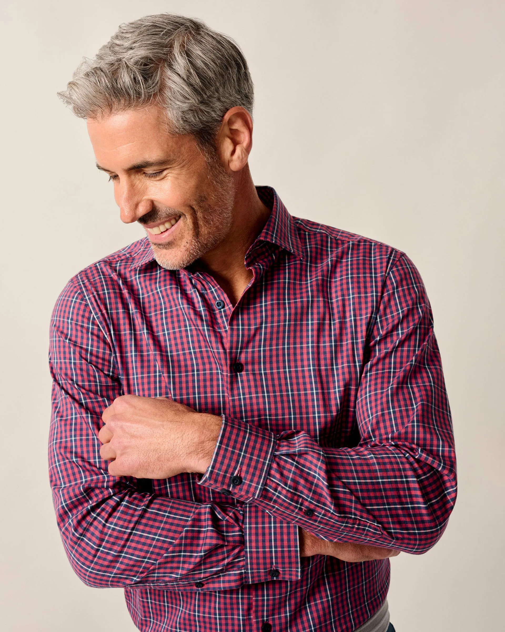 Natural Performance Button Down Shirt - Kenney sold by Johnnie-O product image thumbnail 4