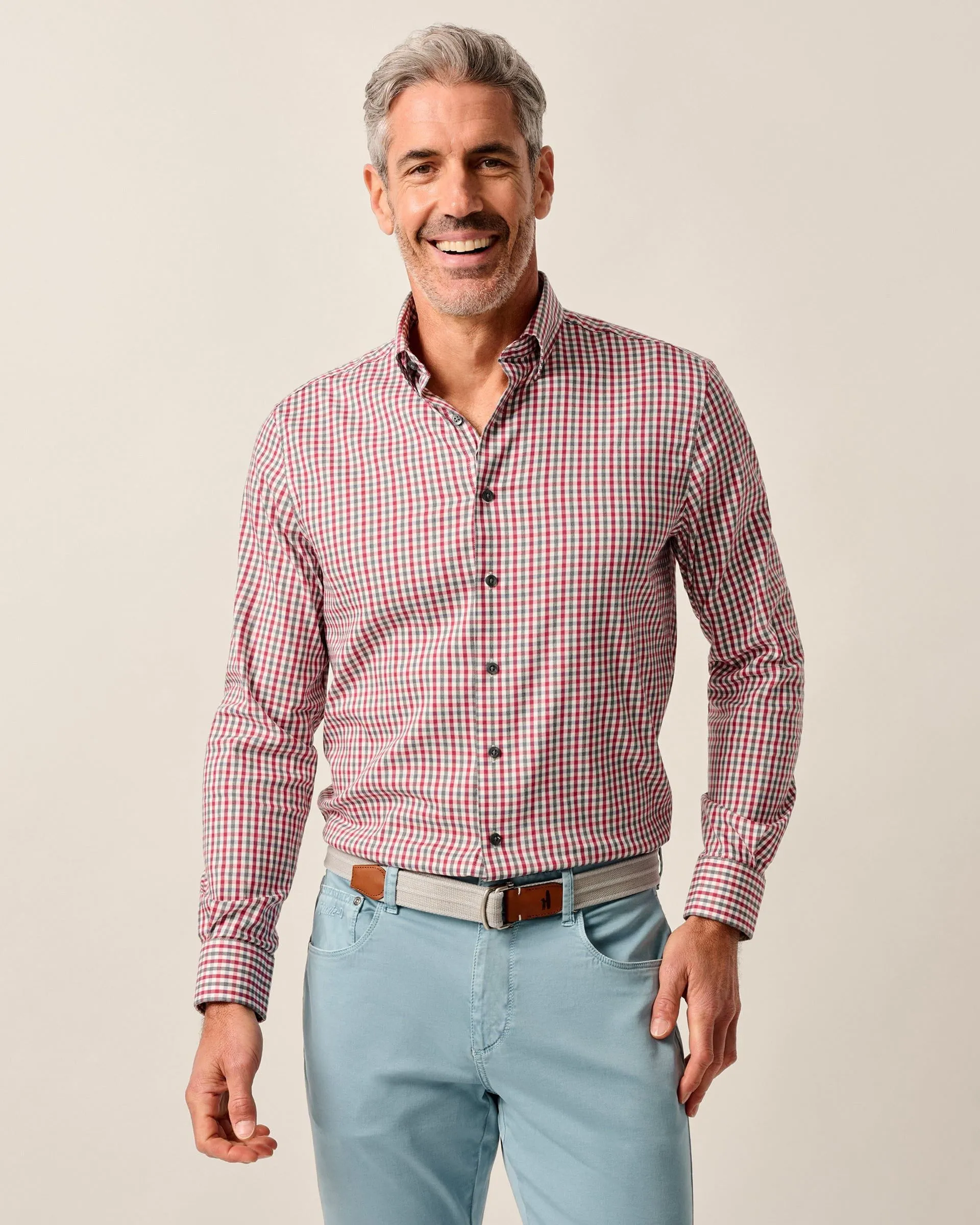 Natural Performance Button Down Shirt - Kirtland sold by Johnnie-O