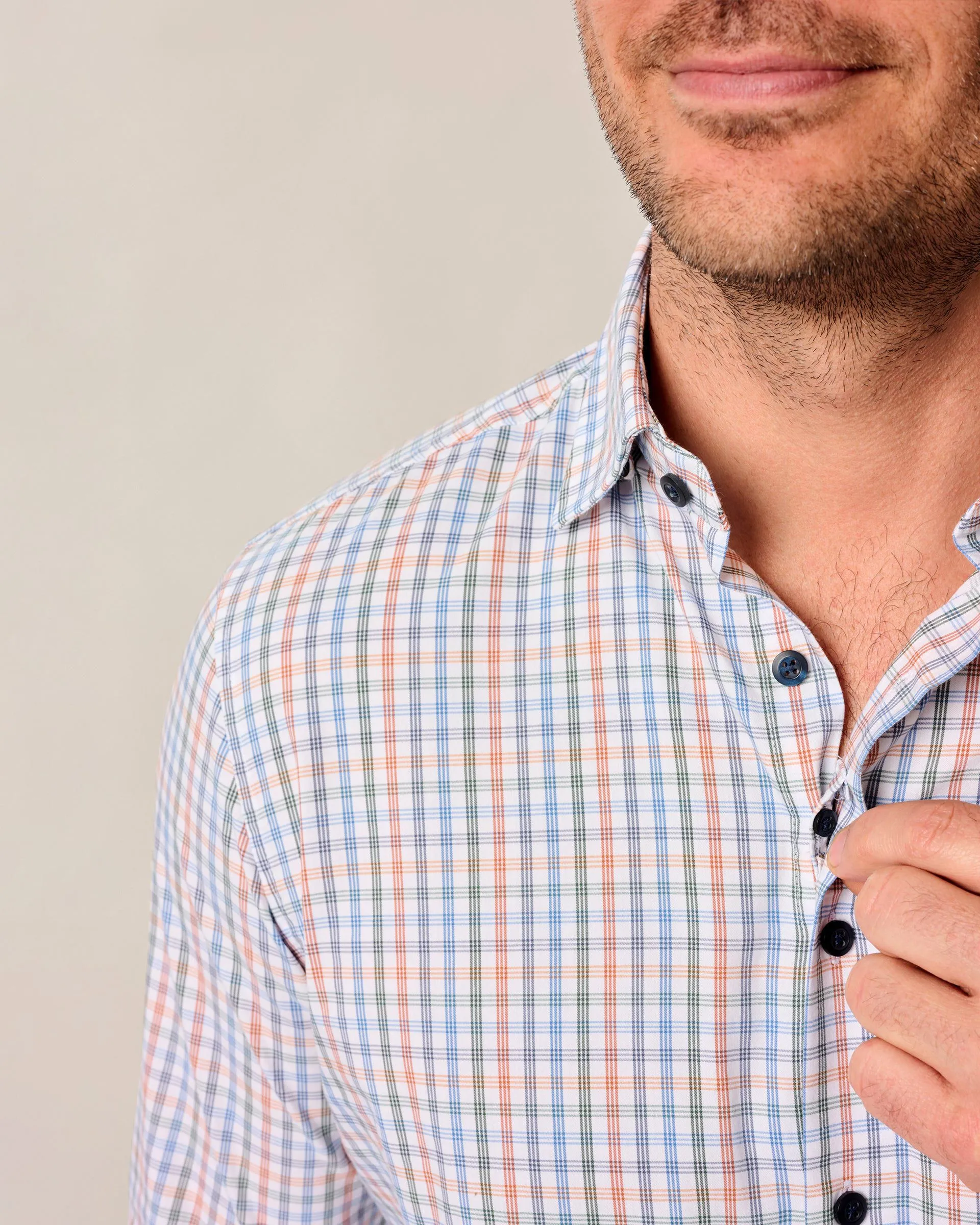 Natural Performance Button Down Shirt - Vanderwall sold by Johnnie-O product image thumbnail 4