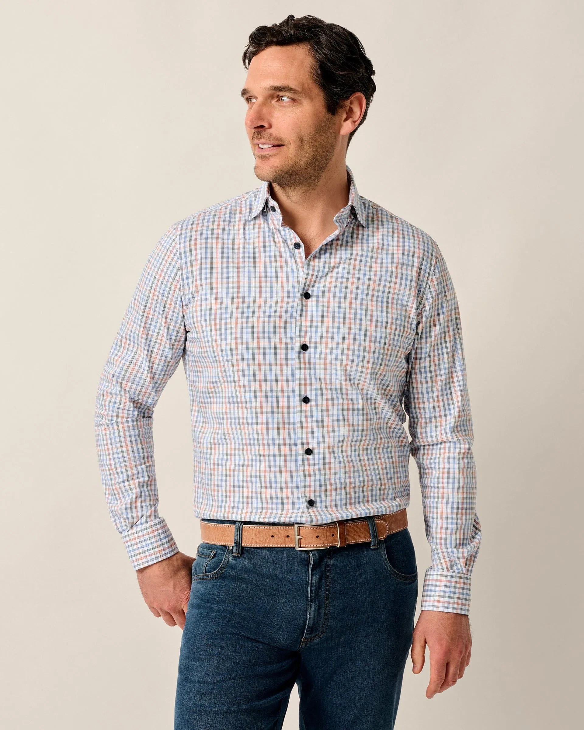Natural Performance Button Down Shirt - Vanderwall sold by Johnnie-O product image thumbnail 5