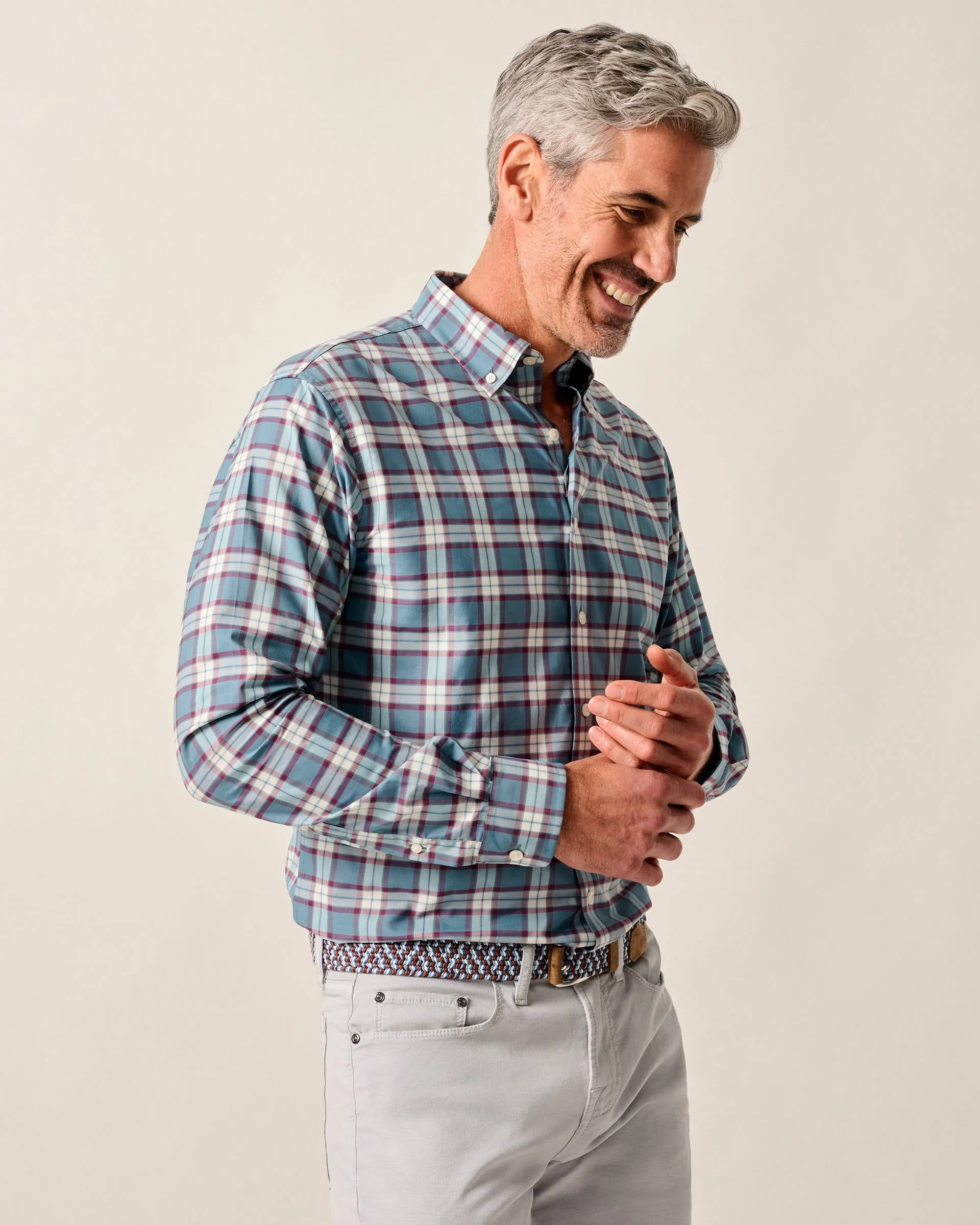 Featherweight Performance Button Down Shirt - Feldy sold by Johnnie-O product image thumbnail 4