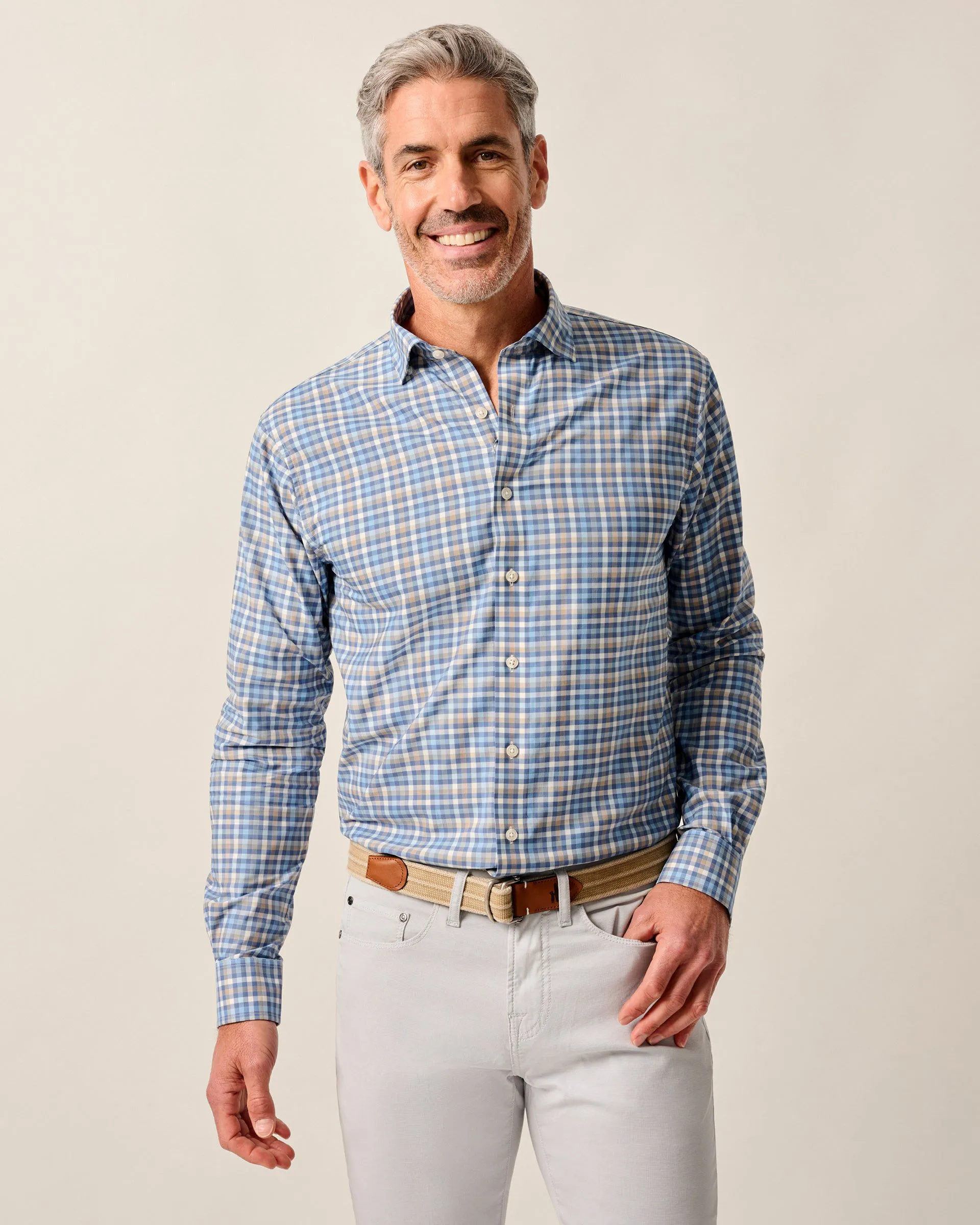 Featherweight Performance Button Down Shirt - Olie sold by Johnnie-O