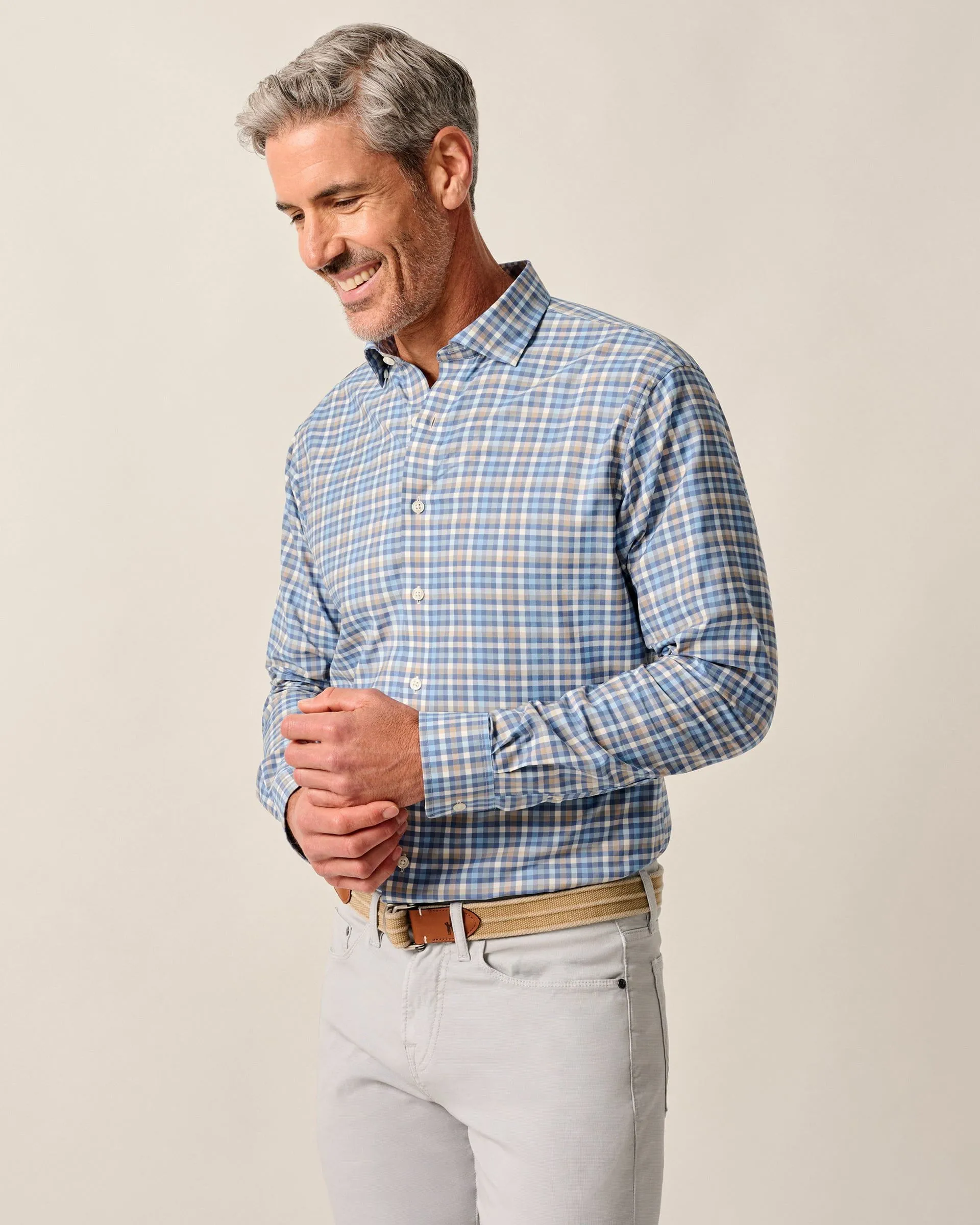 Featherweight Performance Button Down Shirt - Olie sold by Johnnie-O product image thumbnail 4