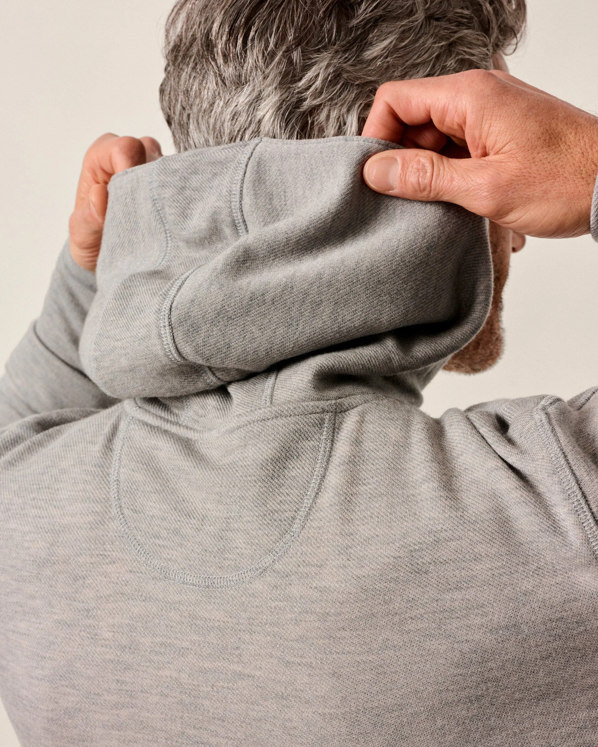 Drayton Merino Cashmere Sweater Hoodie sold by Johnnie-O product image thumbnail 3