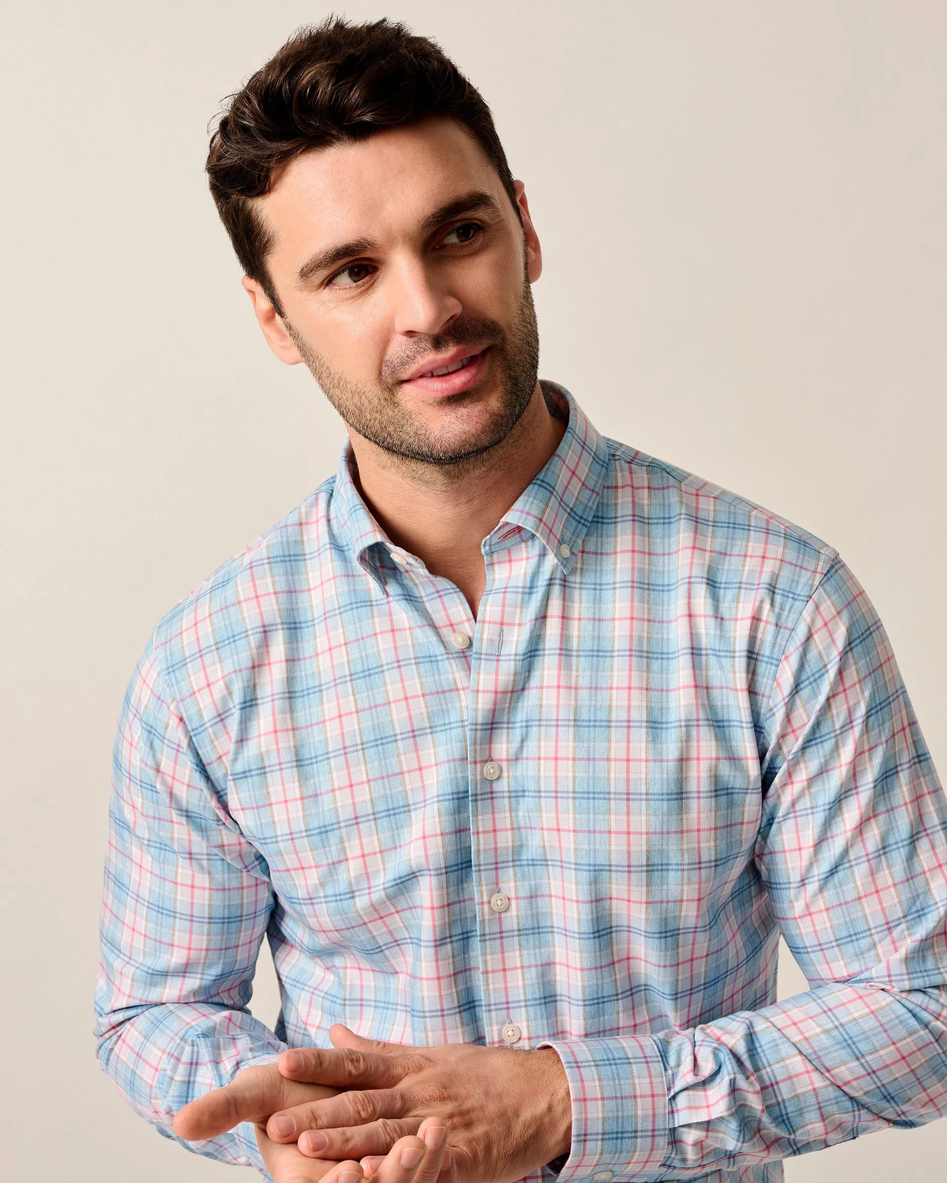 Everyday Performance Button Down Shirt - Lanes sold by Johnnie-O product image thumbnail 4