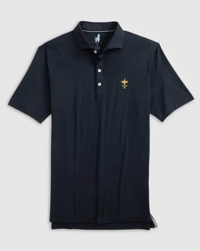 Ryder Cup Huronn Featherweight Performance Polo - Trophy Logo sold by Johnnie-O