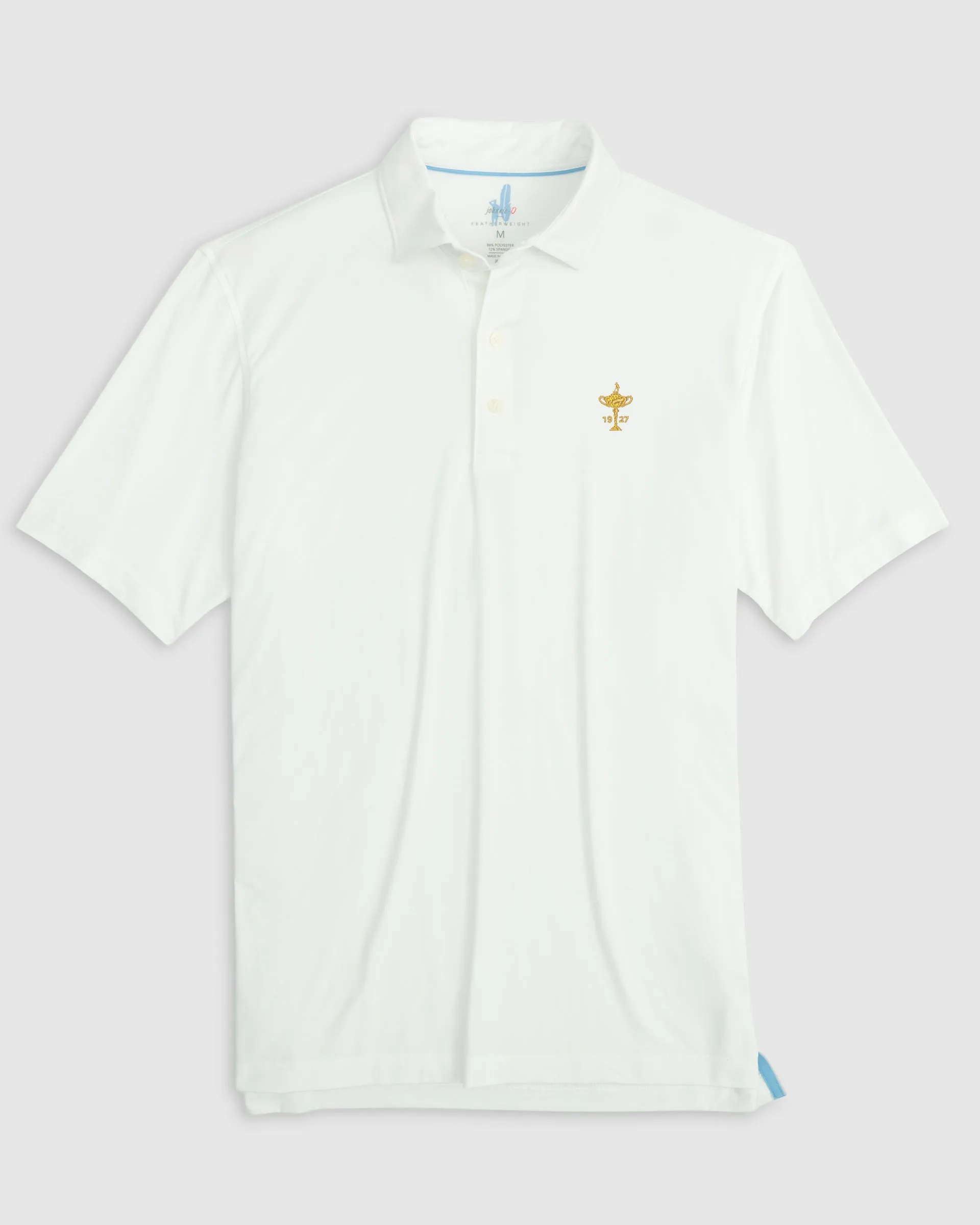 Ryder Cup Huronn Featherweight Performance Polo - Trophy Logo sold by Johnnie-O product image thumbnail 2