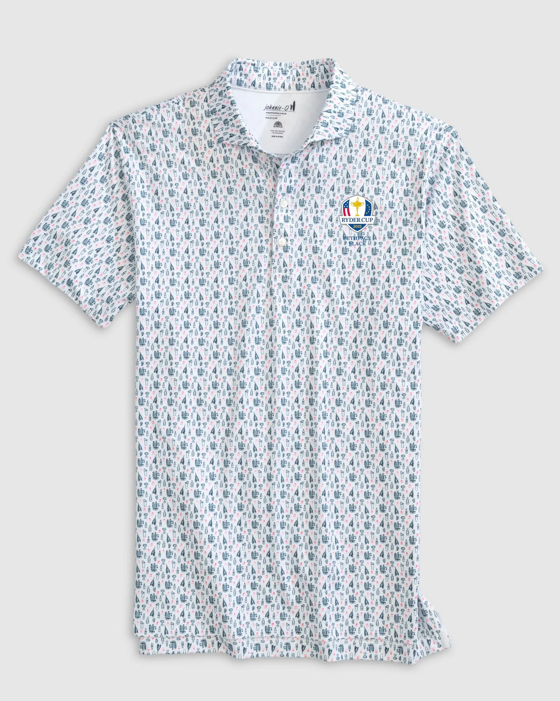Ryder Cup Manhatty Performance Jersey Polo sold by Johnnie-O