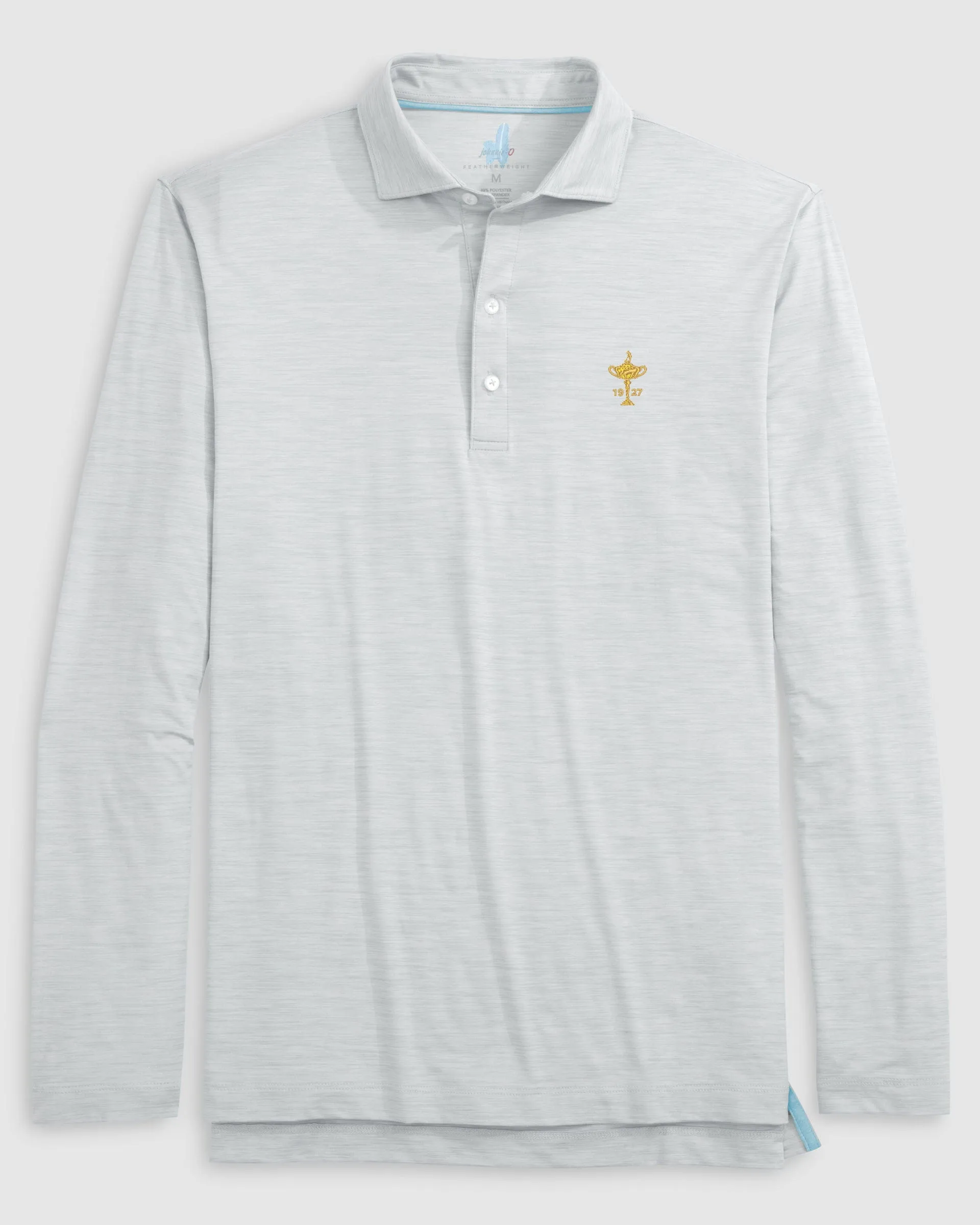 Ryder Cup Swing Long Sleeve Featherweight Performance Polo - Trophy Logo sold by Johnnie-O product image thumbnail 4
