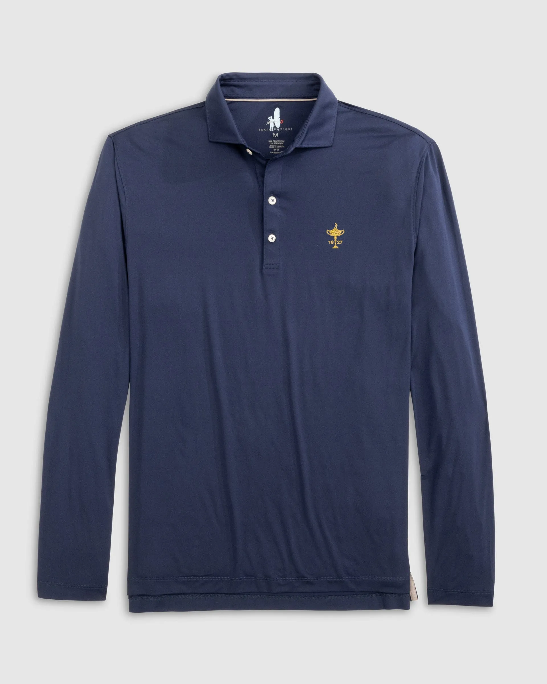 Ryder Cup Swing Long Sleeve Featherweight Performance Polo - Trophy Logo sold by Johnnie-O product image thumbnail 2