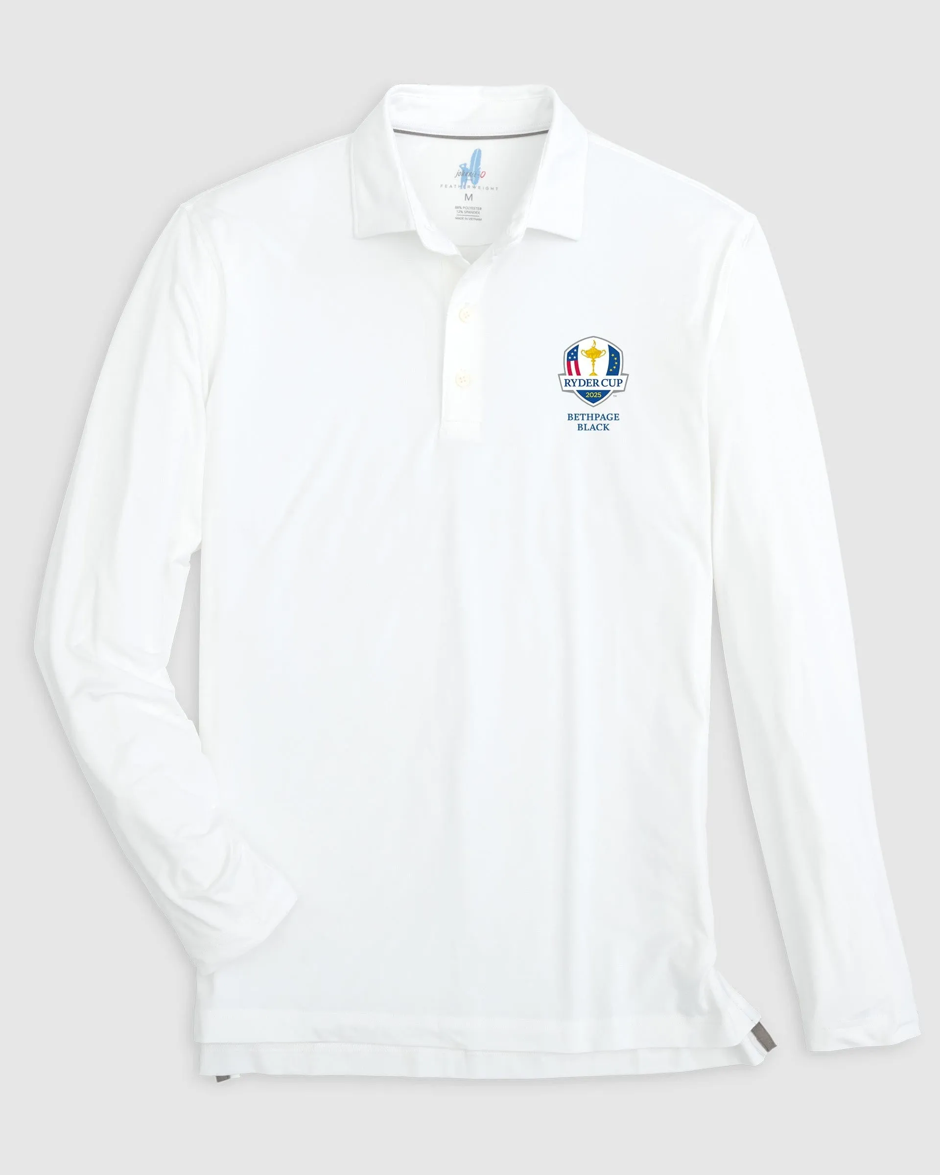Ryder Cup Swing Long Sleeve Featherweight Performance Polo sold by Johnnie-O