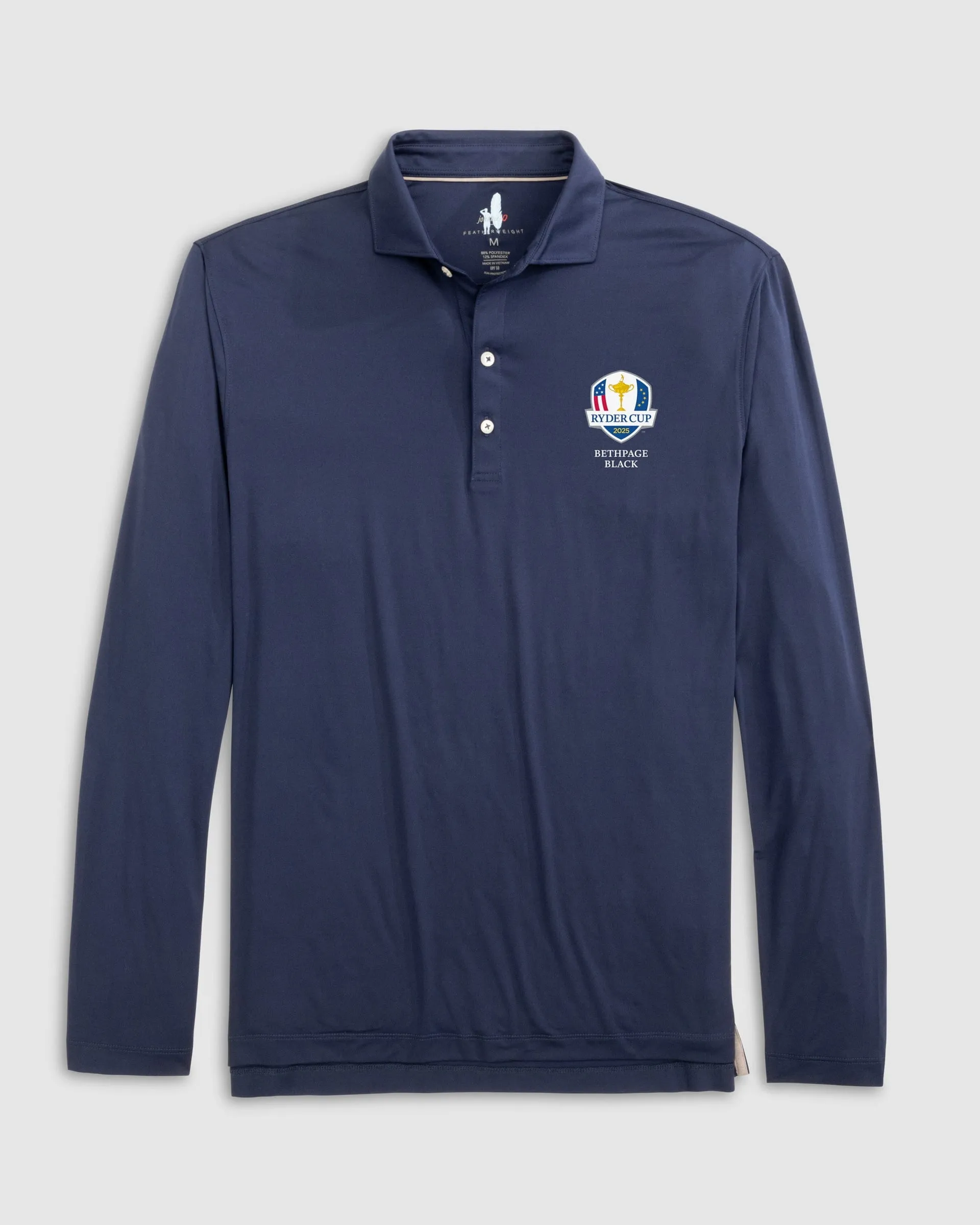 Ryder Cup Swing Long Sleeve Featherweight Performance Polo sold by Johnnie-O product image thumbnail 2