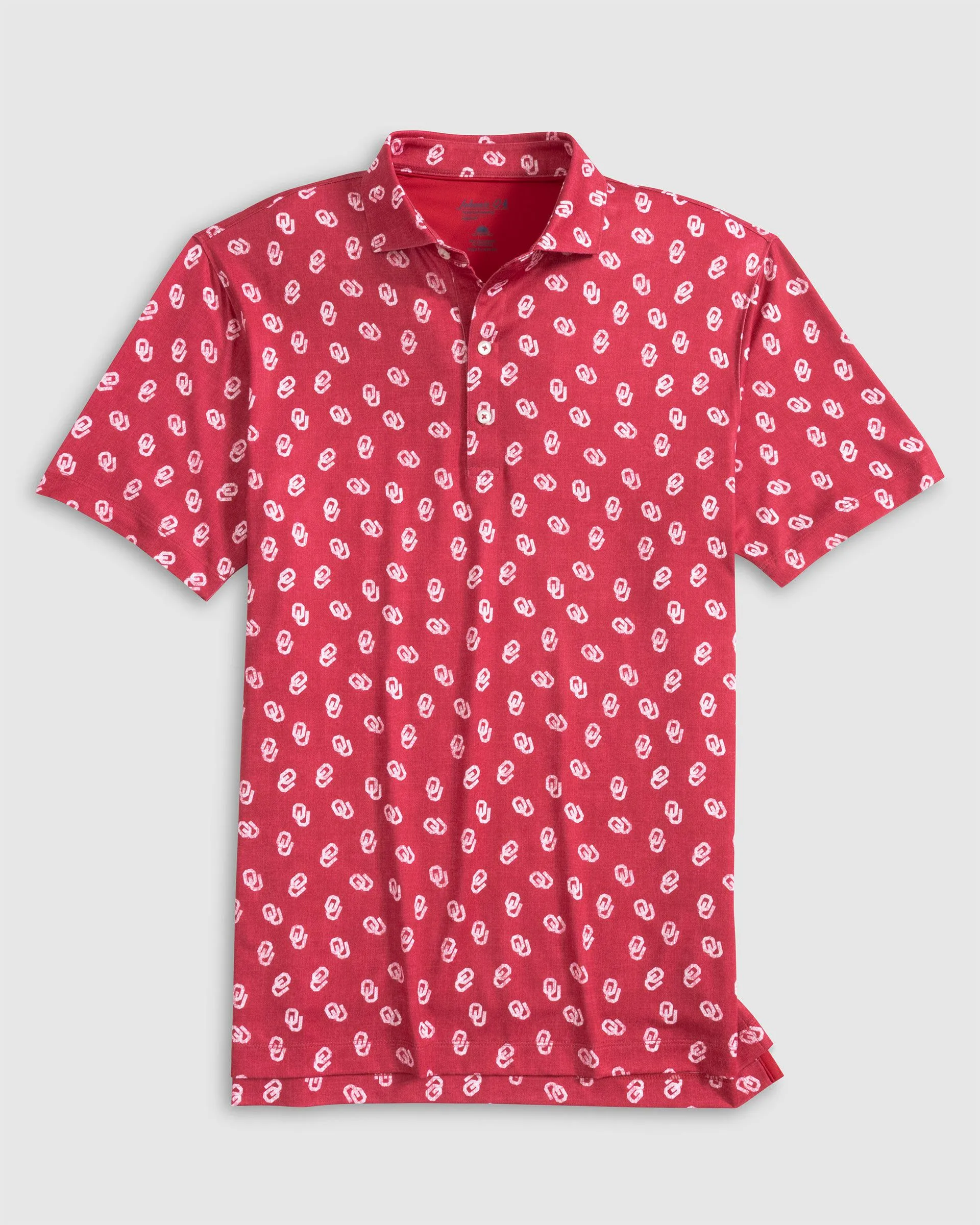 Oklahoma Stadium Exeter Printed Jersey Performance Polo sold by Johnnie-O