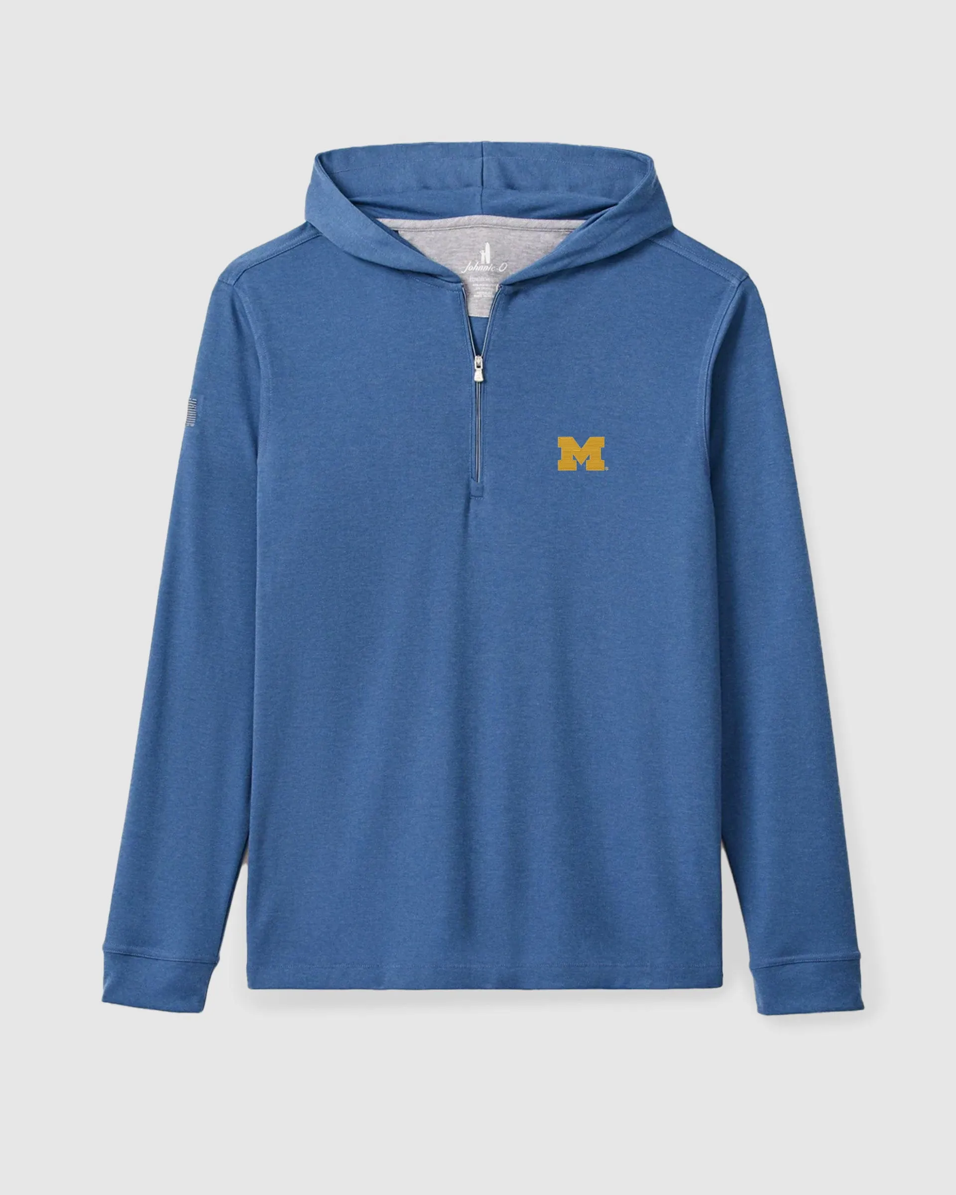 Michigan Watters Drirelease®Performance Hooded 1/4-Zip sold by Johnnie-O product image thumbnail 2