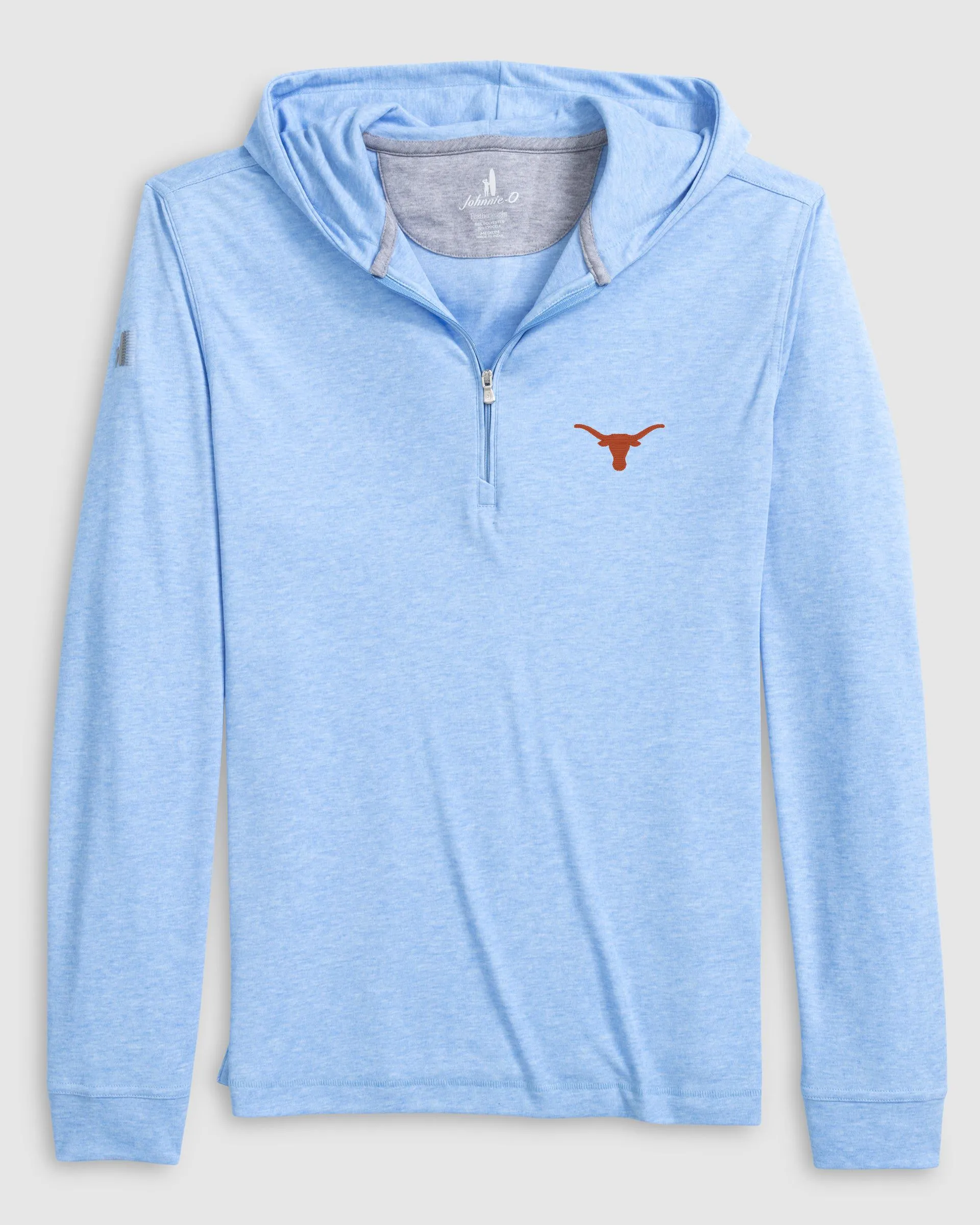 Texas Watters Drirelease® Performance Hooded 1/4-Zip sold by Johnnie-O