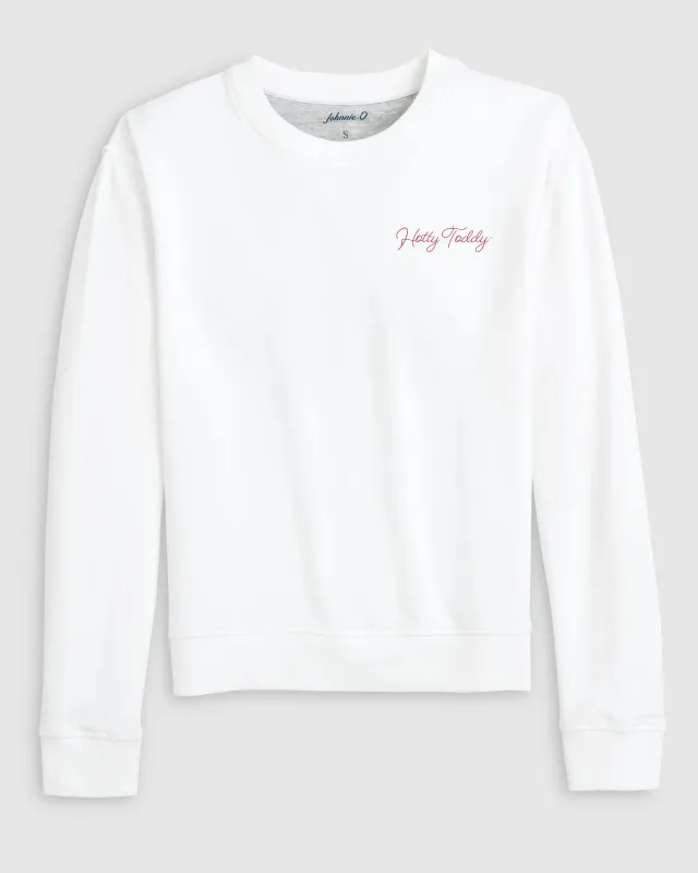 Women's Ole Miss Penny Crewneck Sweatshirt - Script Logo sold by Johnnie-O