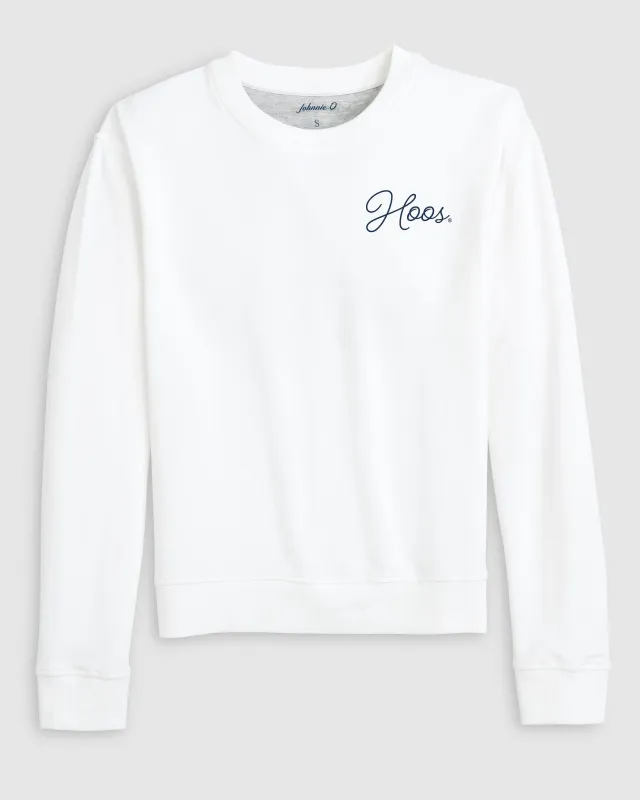 Women's Virginia Penny Crewneck Sweatshirt - Script Logo sold by Johnnie-O