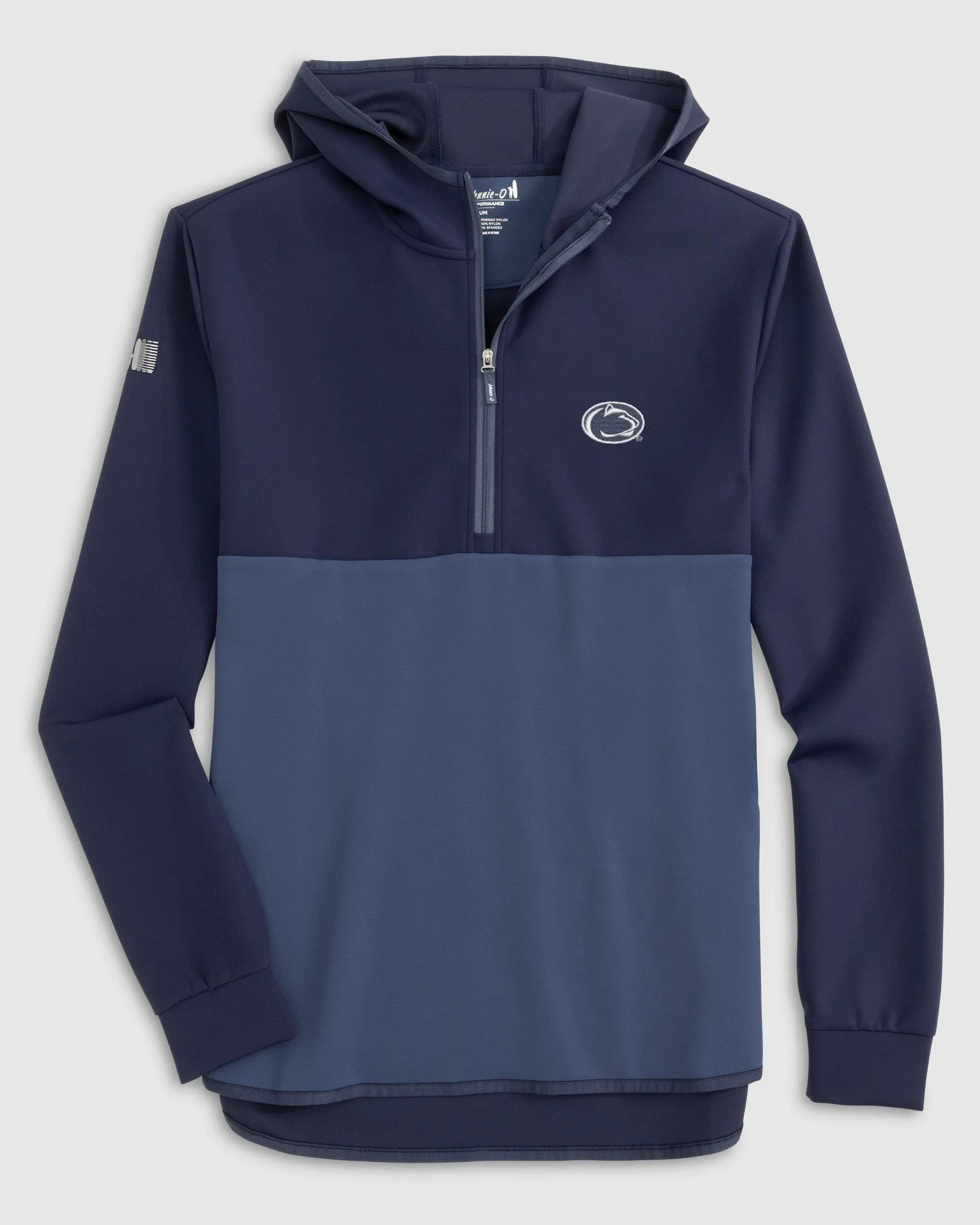 Penn State Iversons Performance Hooded 1/4-Zip sold by Johnnie-O