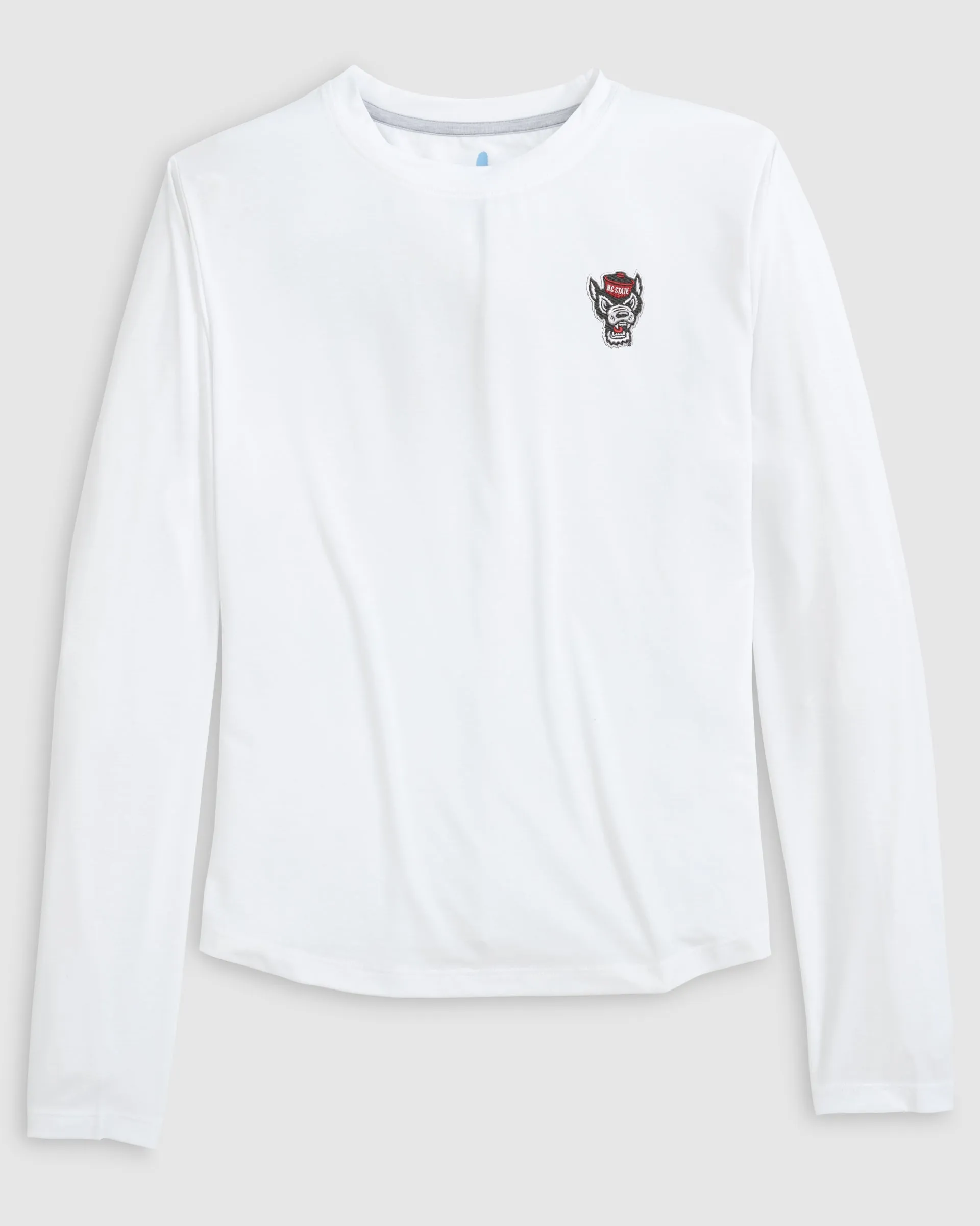 Women's NC State Course Performance Long Sleeve T-Shirt - Wolf Head Logo sold by Johnnie-O