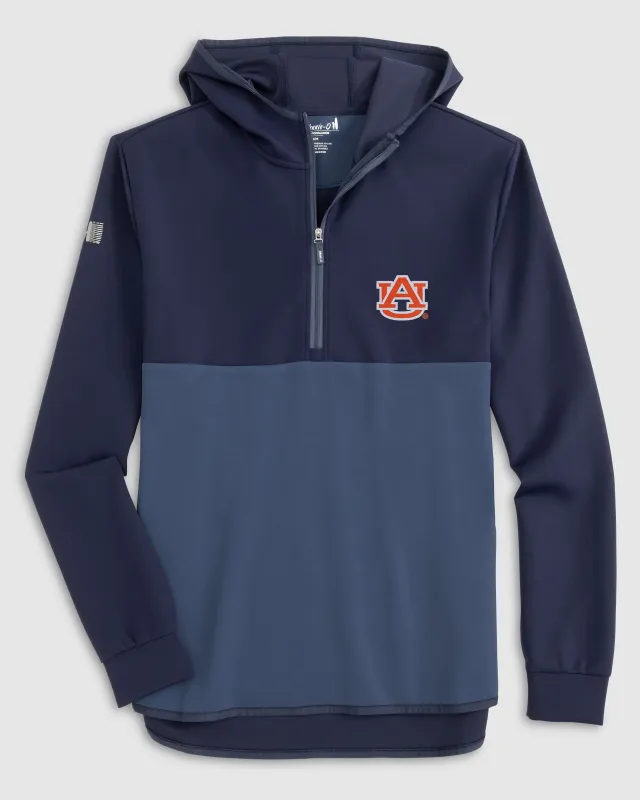 Auburn Iversons Performance Hooded 1/4-Zip sold by Johnnie-O